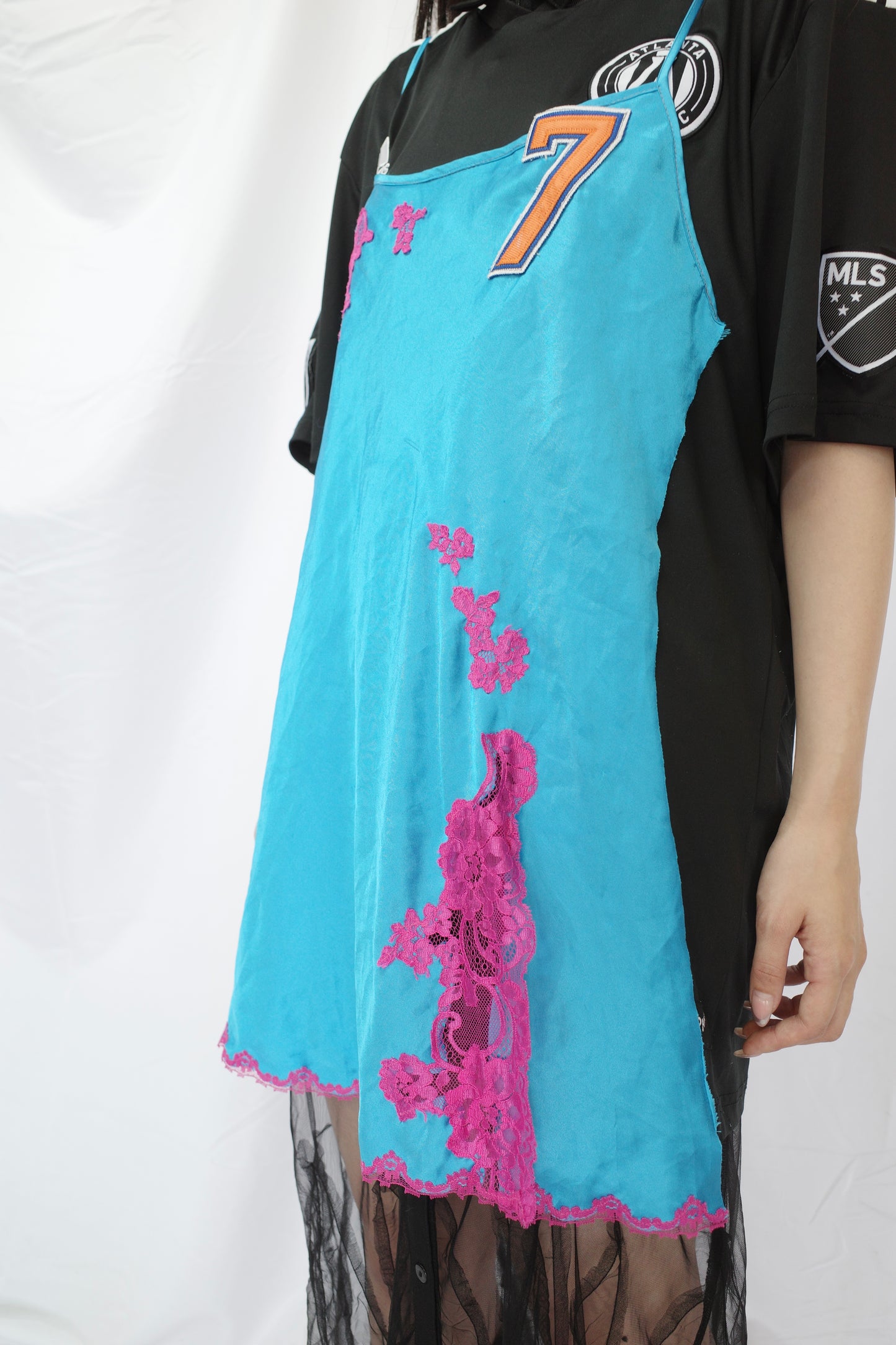 nag nag C&A top(L) made with soccer gaming jerseys