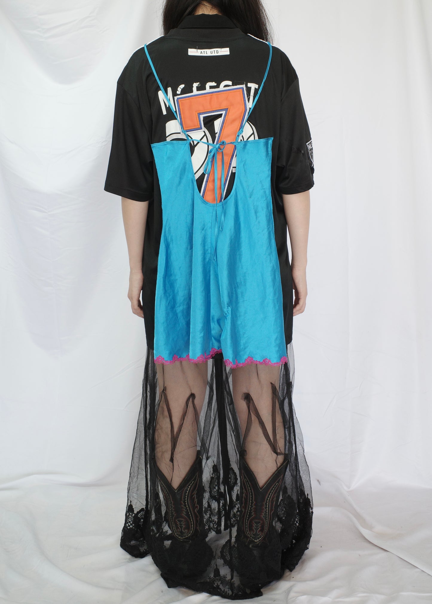 nag nag C&A top(L) made with soccer gaming jerseys