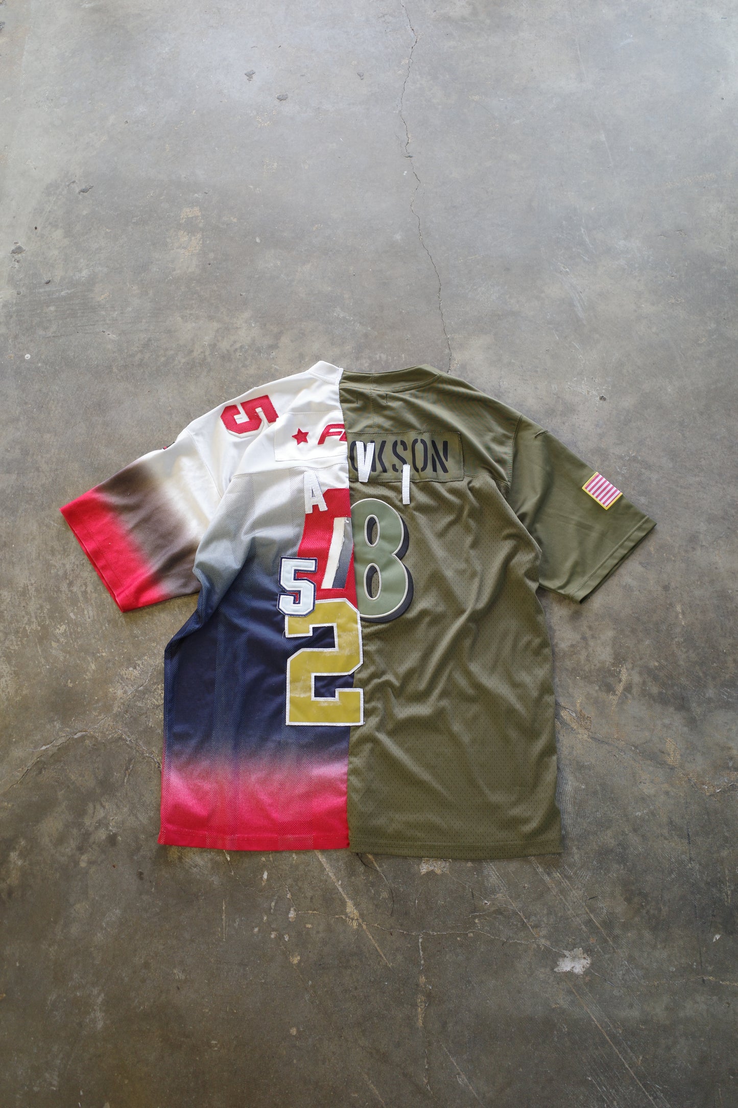 C&A top w NFL pro sport gaming jerseys & FUBU vintage jersey