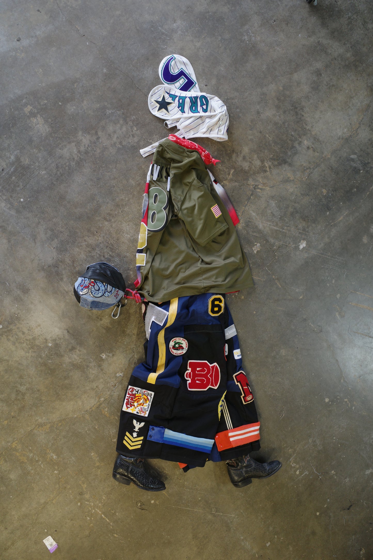 C&A top w NFL pro sport gaming jerseys & FUBU vintage jersey
