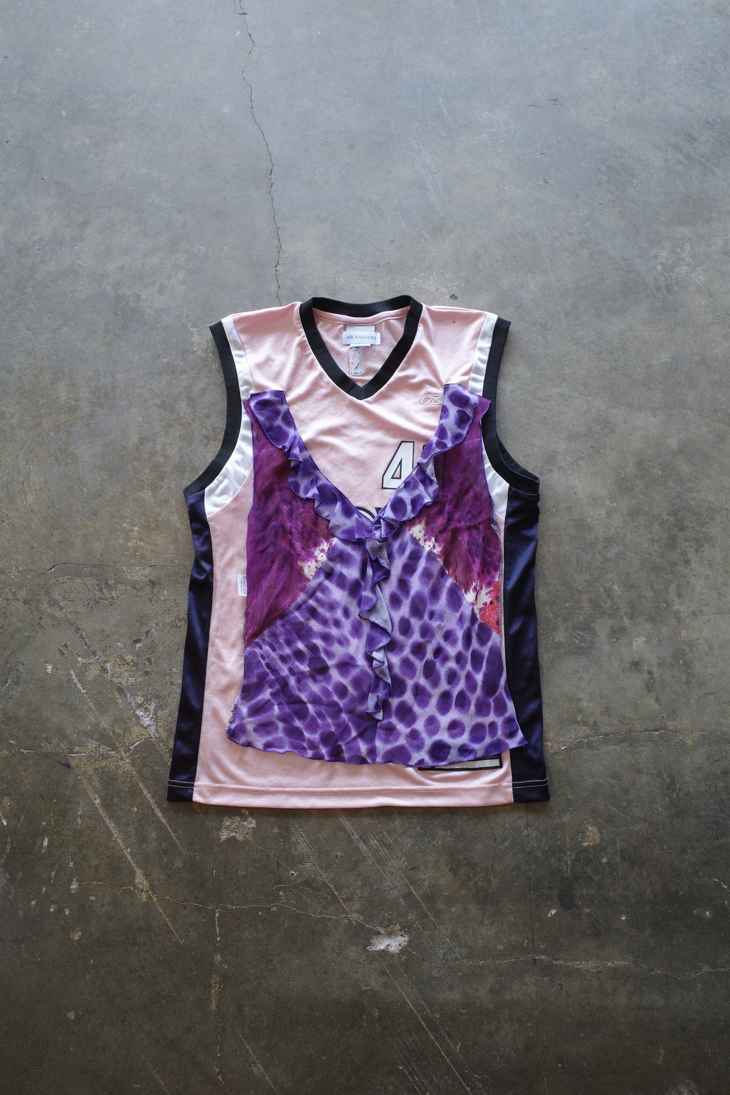 C&A top (*see actual)made with NBA gaming jerseys