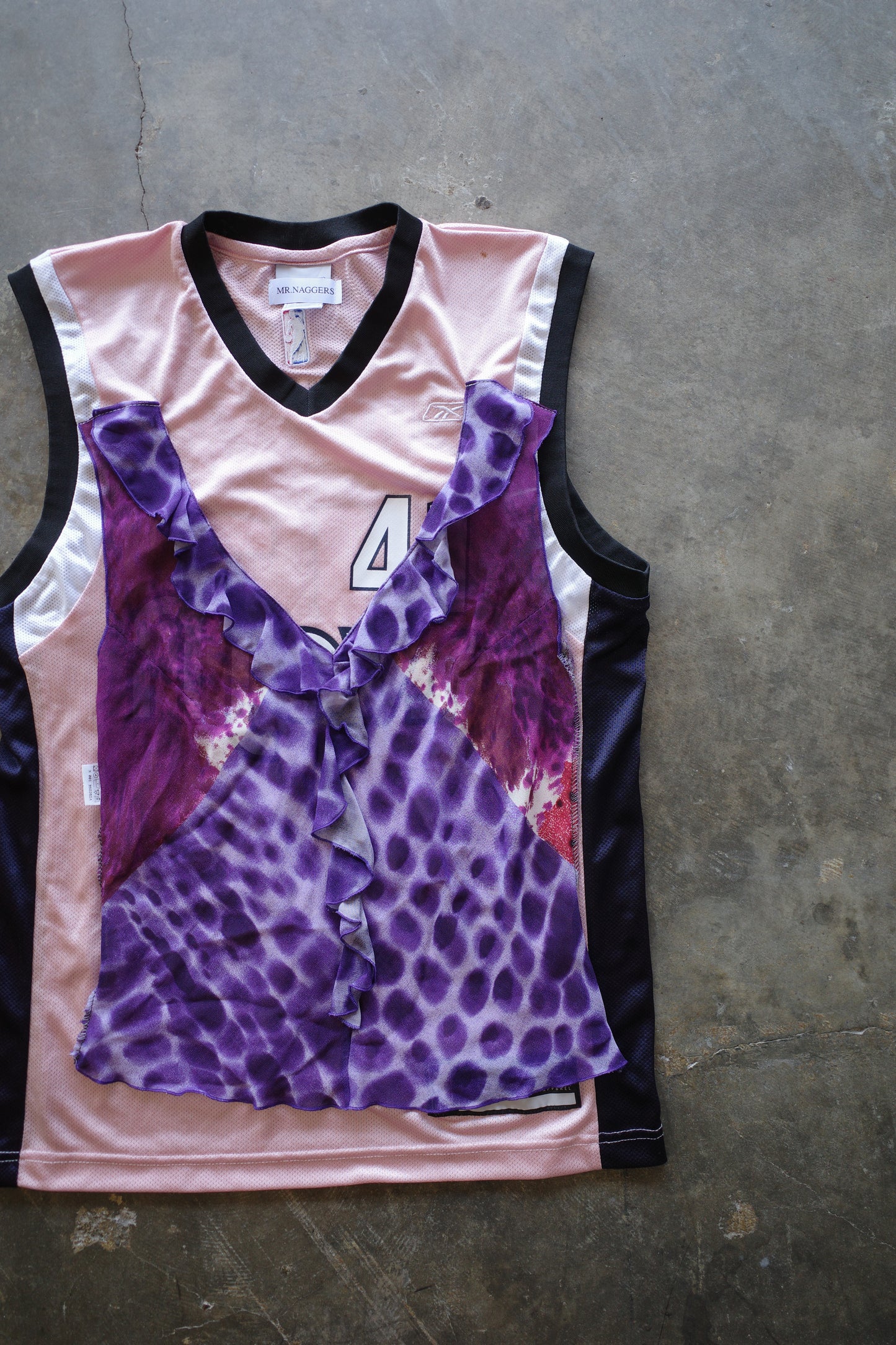 C&A top (*see actual)made with NBA gaming jerseys