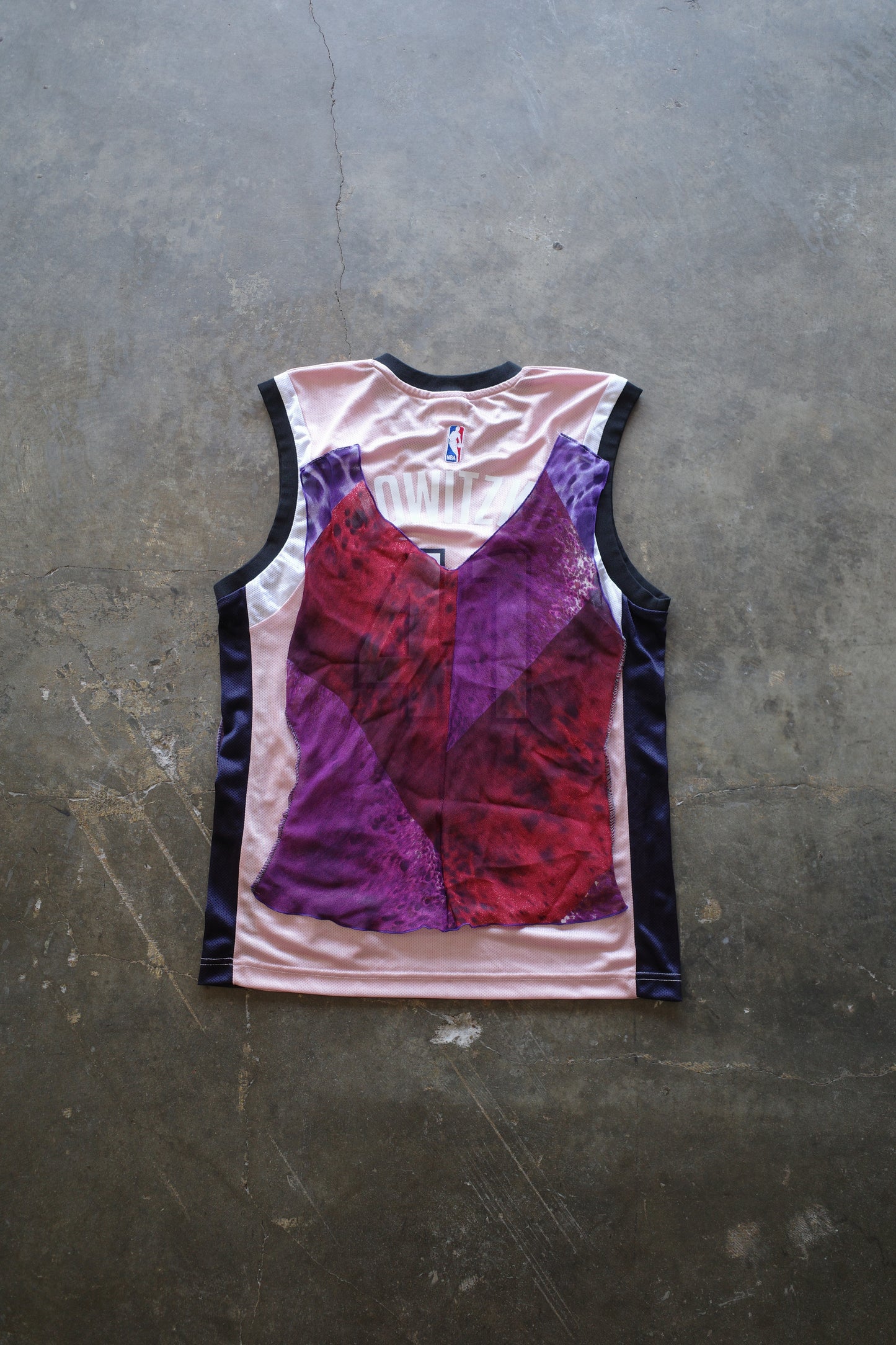 C&A top (*see actual)made with NBA gaming jerseys
