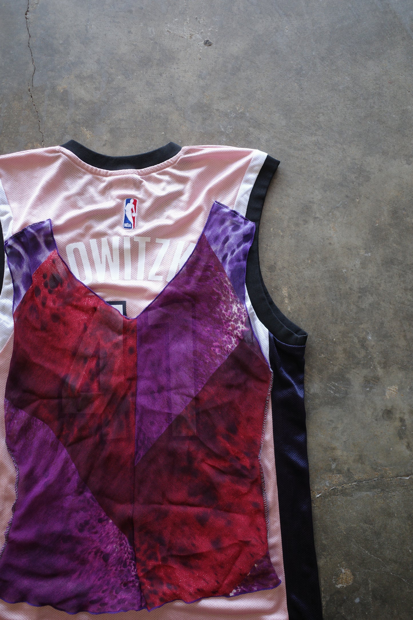 C&A top (*see actual)made with NBA gaming jerseys