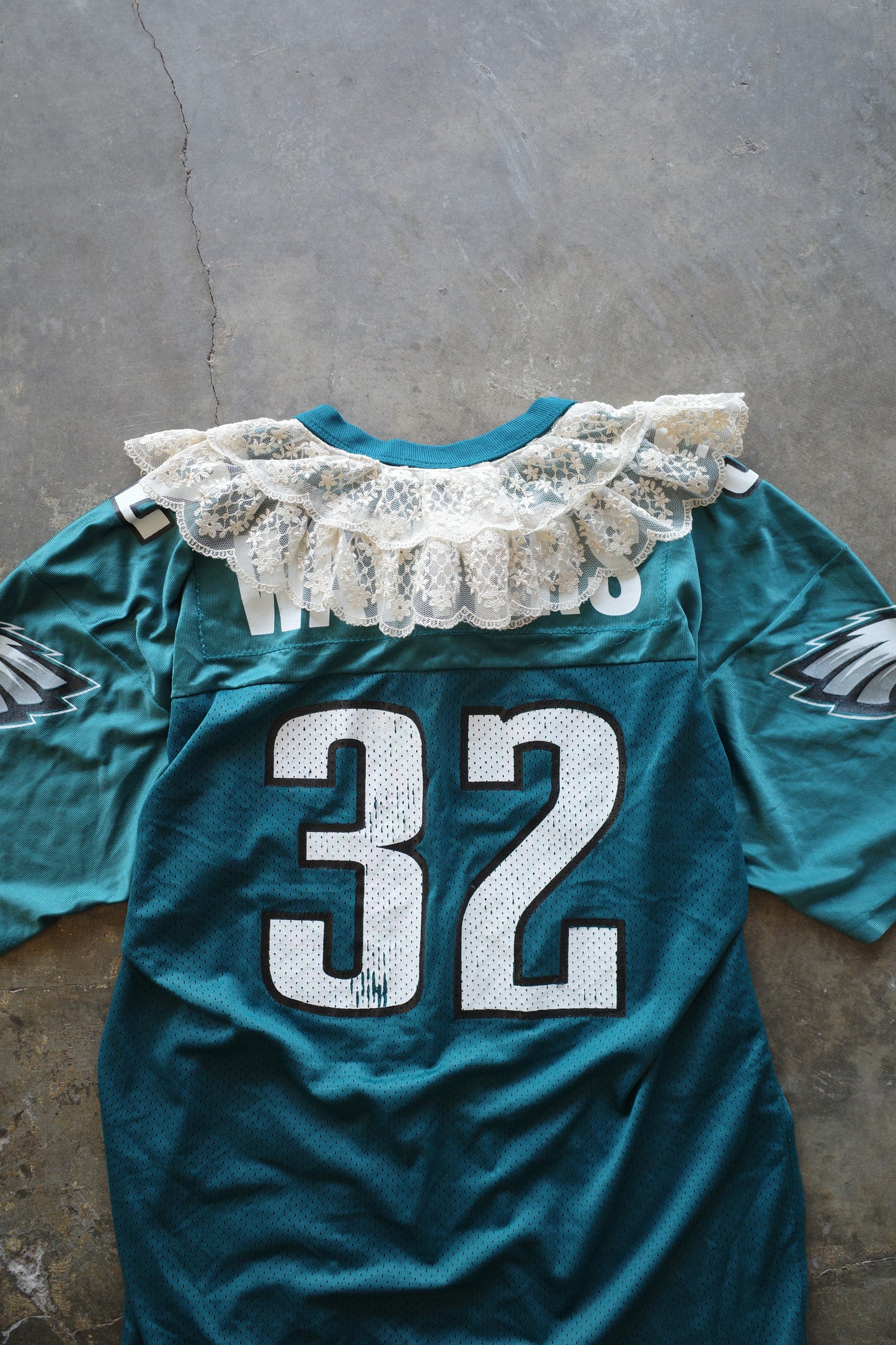 C&A top (*see actual)made with NFL gaming jerseys