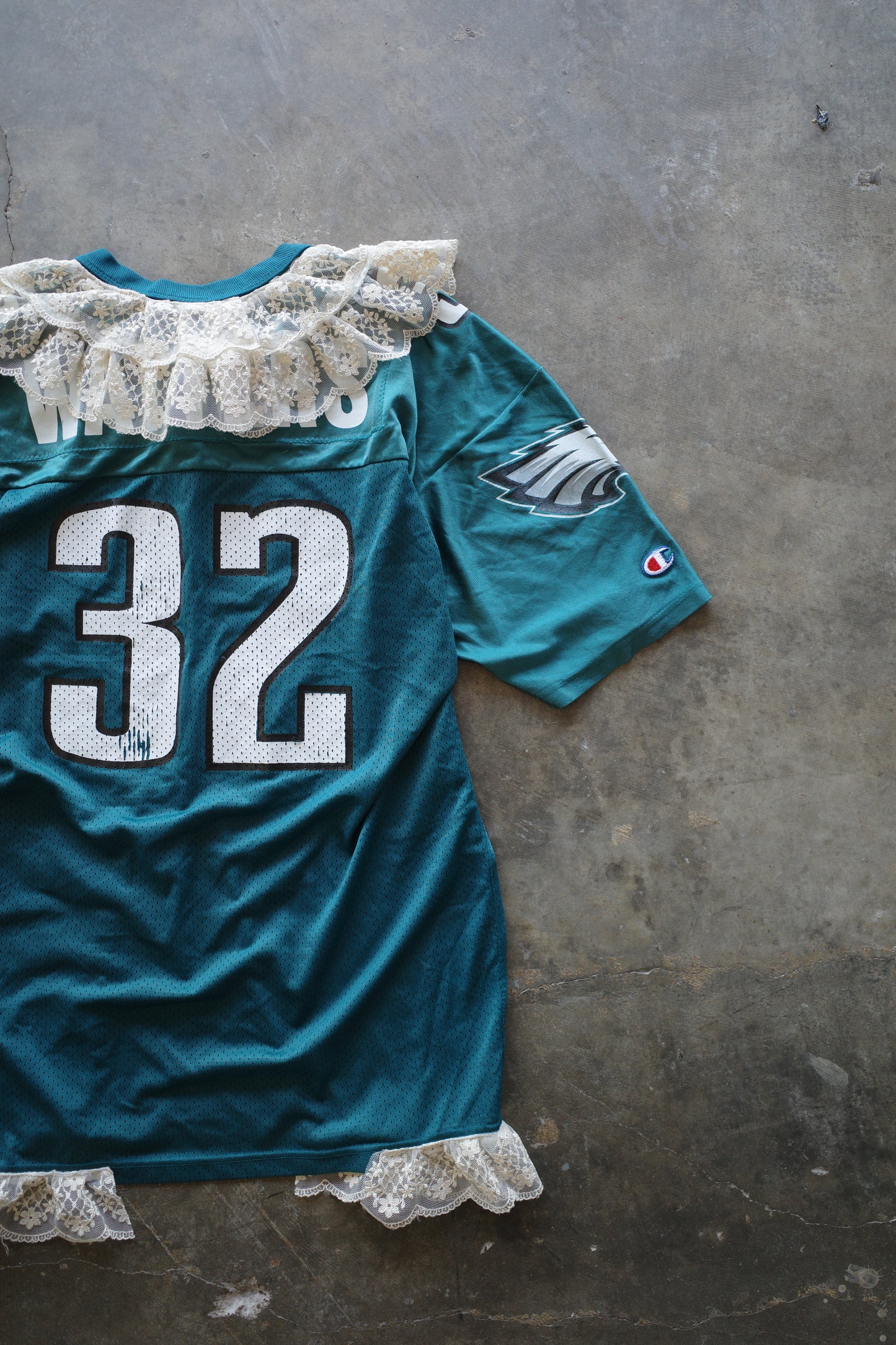 C&A top (*see actual)made with NFL gaming jerseys