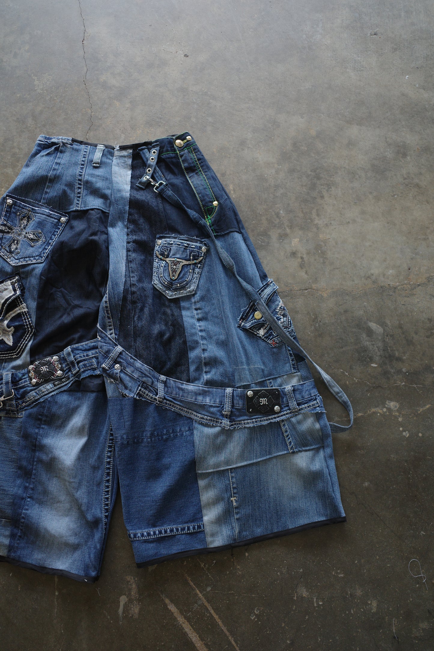 Wide Legged Jean(L)/made with vintage Y2K jeans