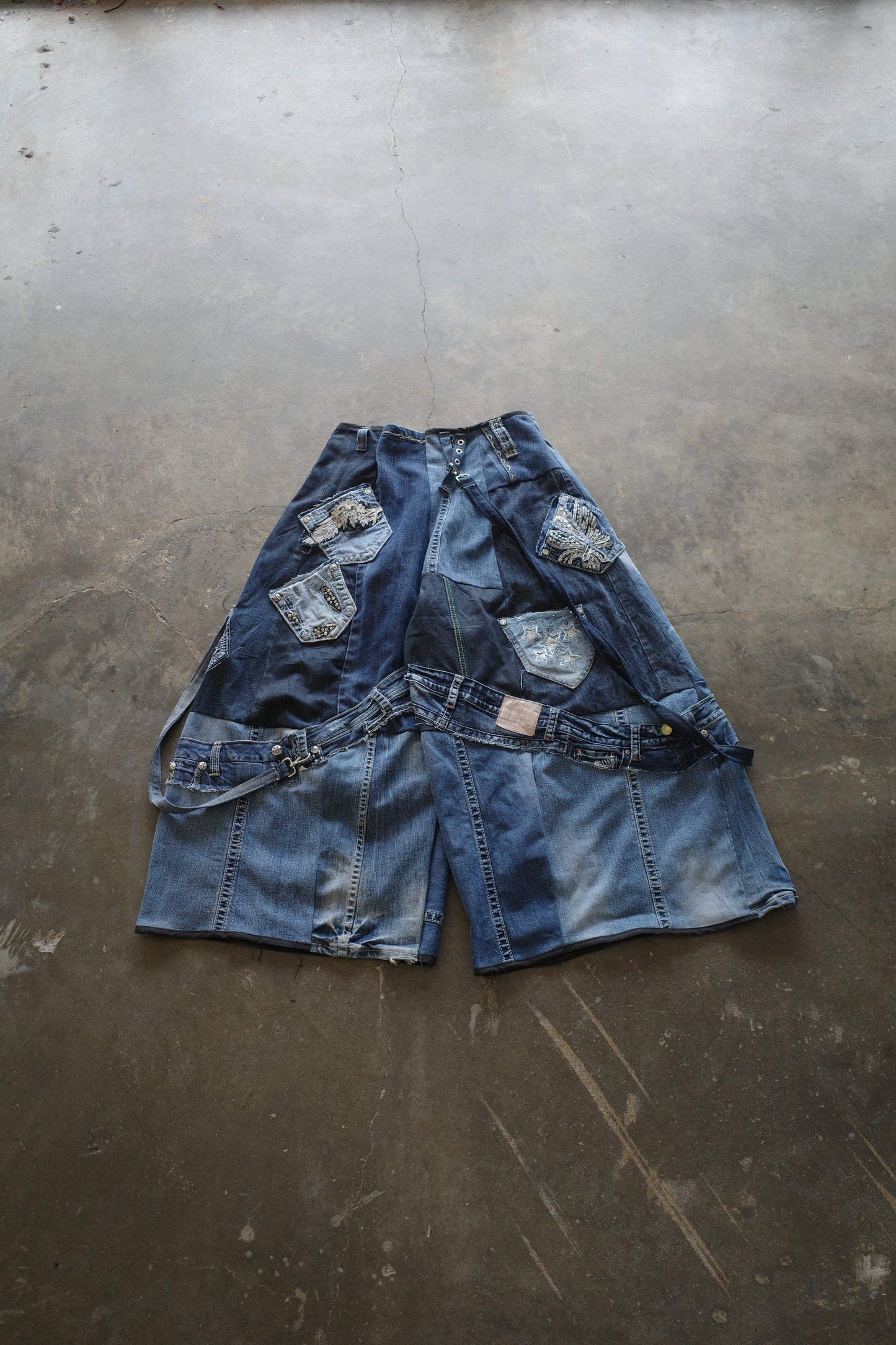 Wide Legged Jean(L)/made with vintage Y2K jeans