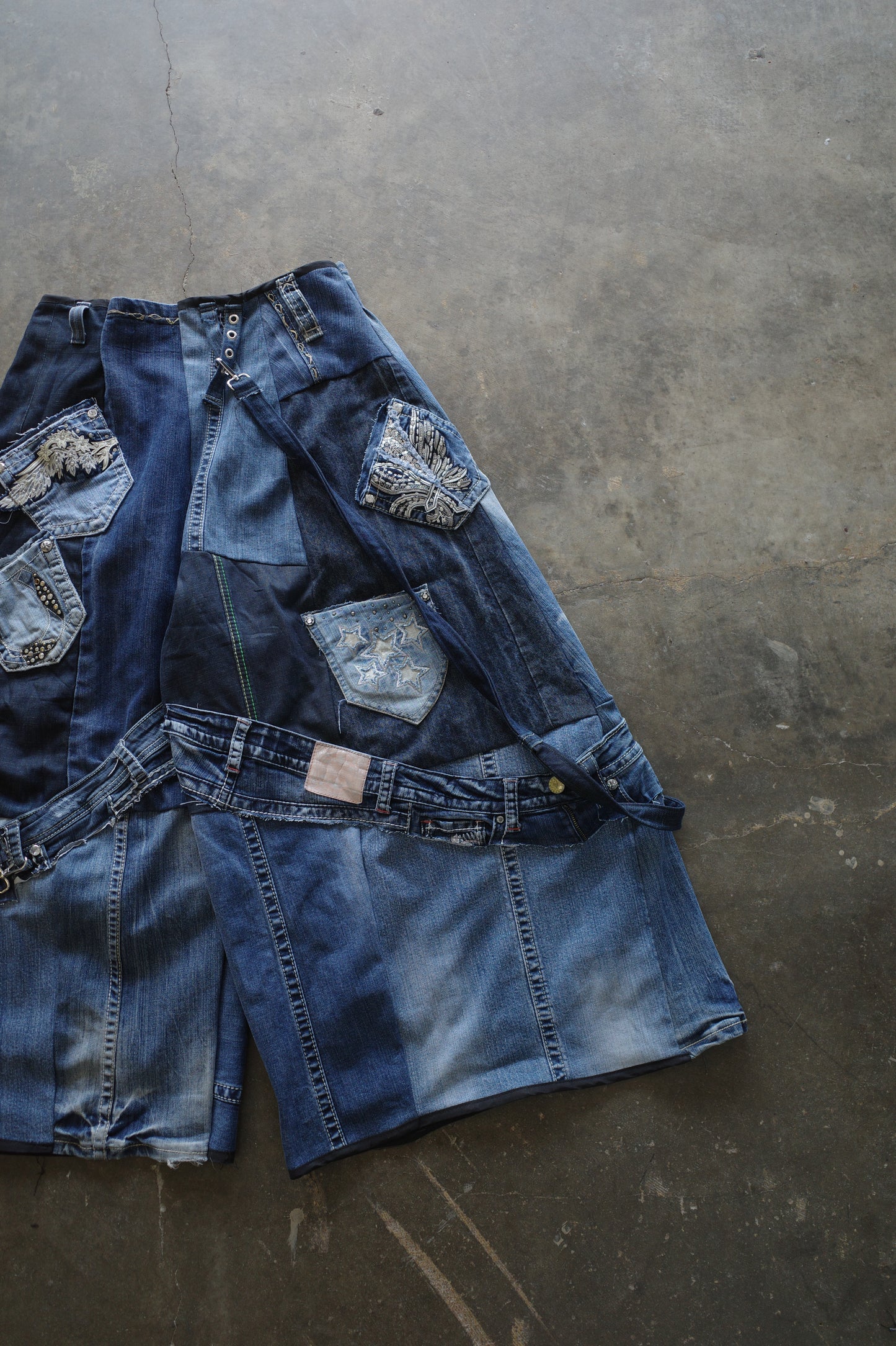 Wide Legged Jean(L)/made with vintage Y2K jeans
