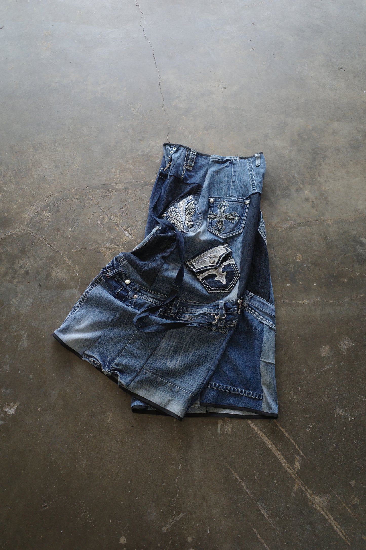 Wide Legged Jean(L)/made with vintage Y2K jeans