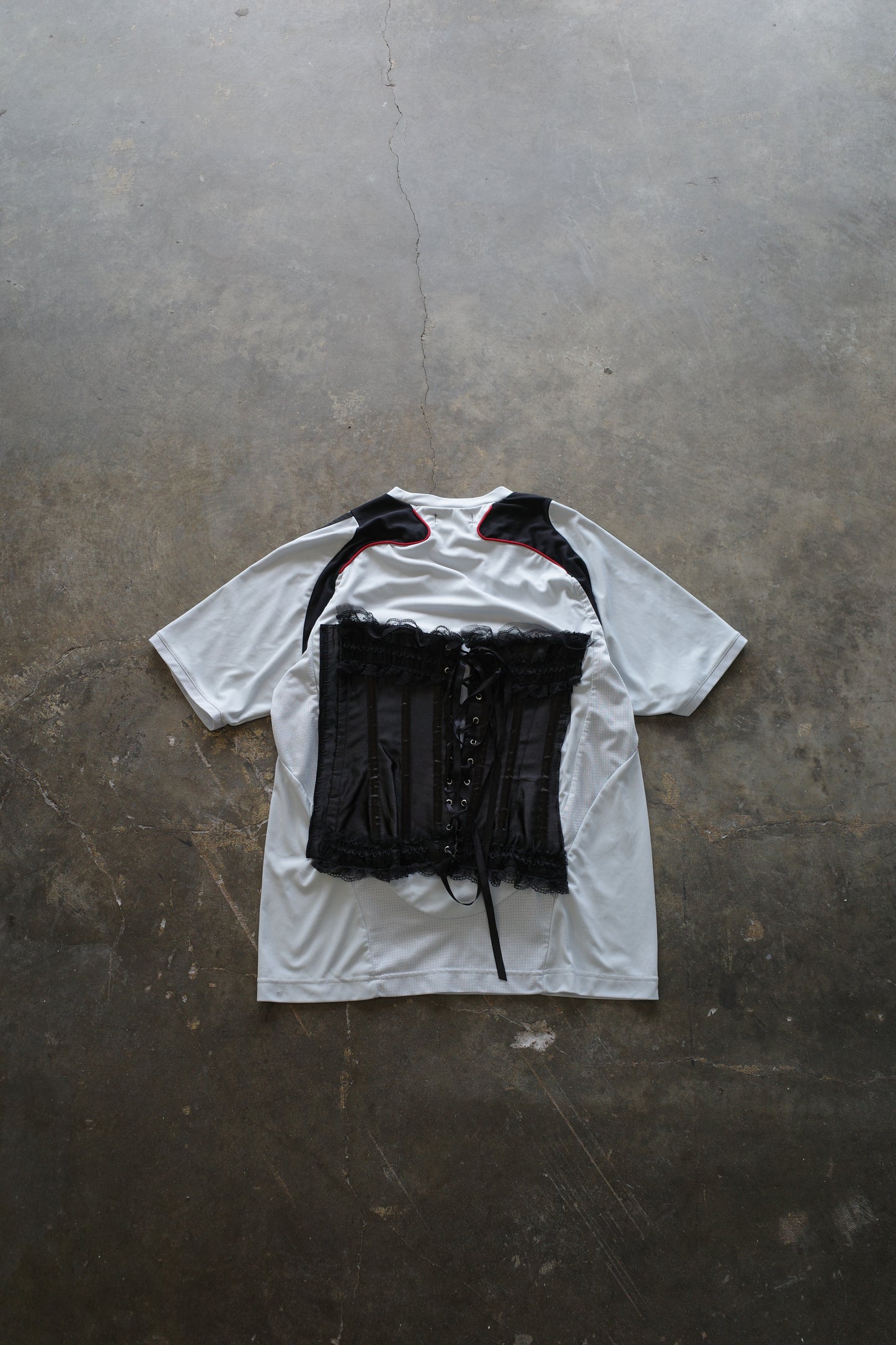C&A top (*see actual)made with vintage adidas soccer gaming jerseys