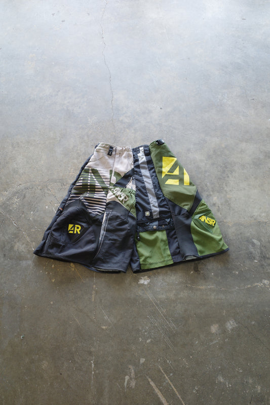 Motorcycle style Baggy Shorts (34)/made from vintage ANSR motorcycle racing pants