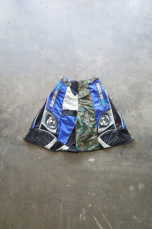 Motorcycle style Baggy Shorts (30)/made from vintage ANSR motorcycle racing pants