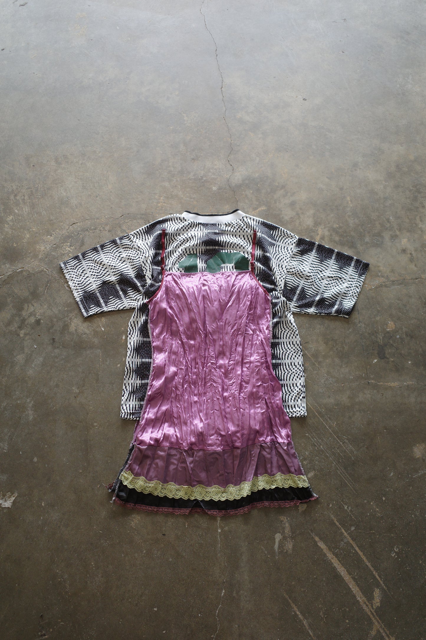 C&A top (*see actual)made with vintage lotto soccer jersey