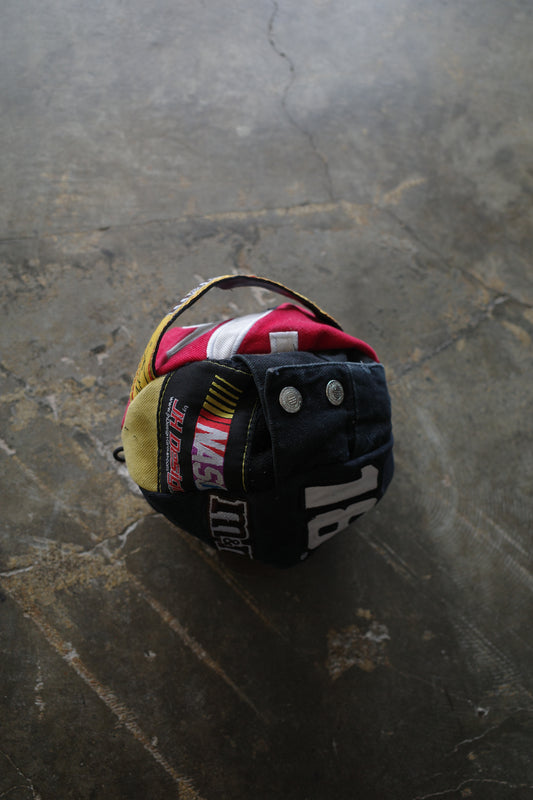 Ball Bag (S)made w vintage M&Ms Racing Jacket