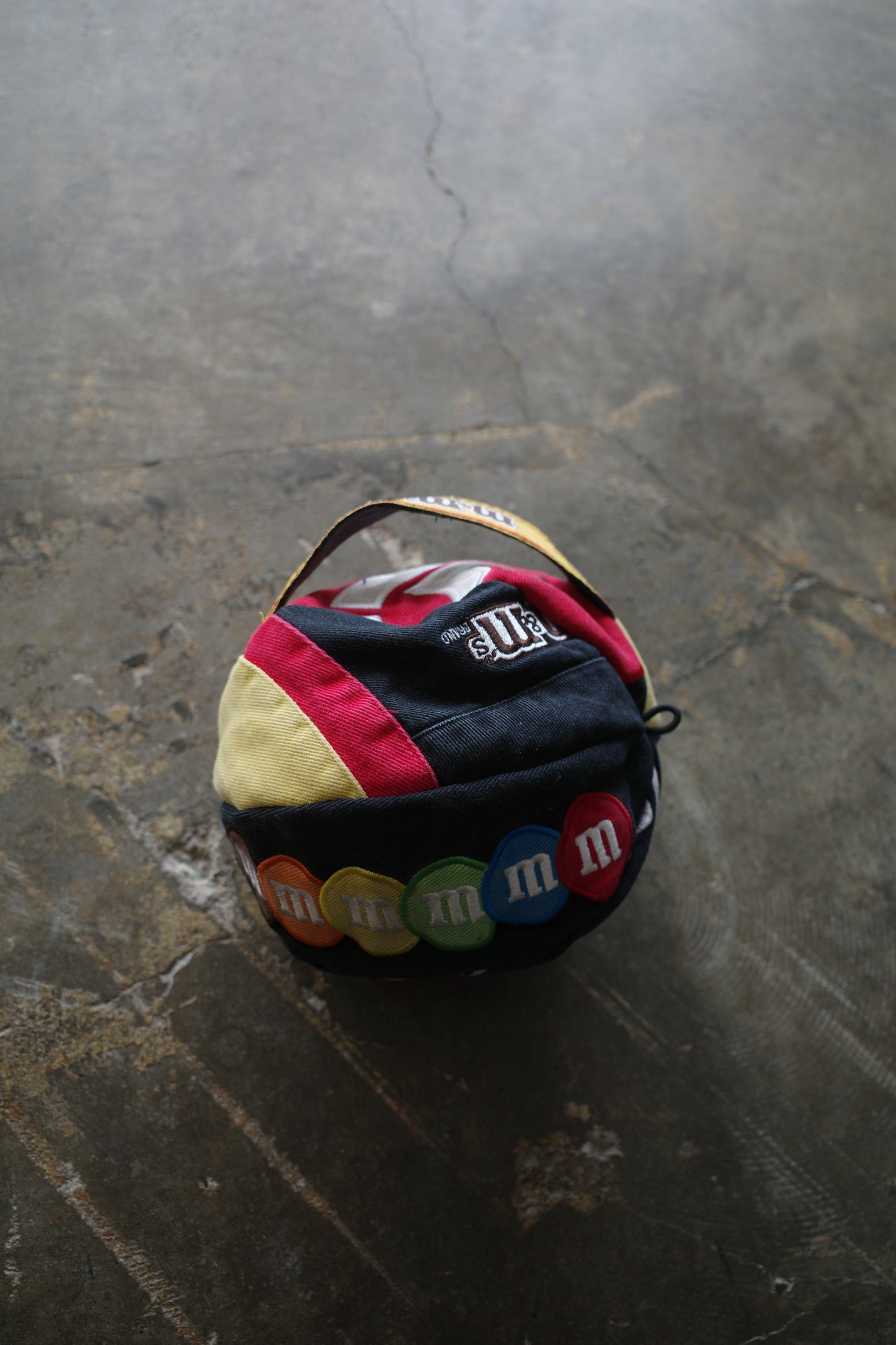 Ball Bag (S)made w vintage M&Ms Racing Jacket