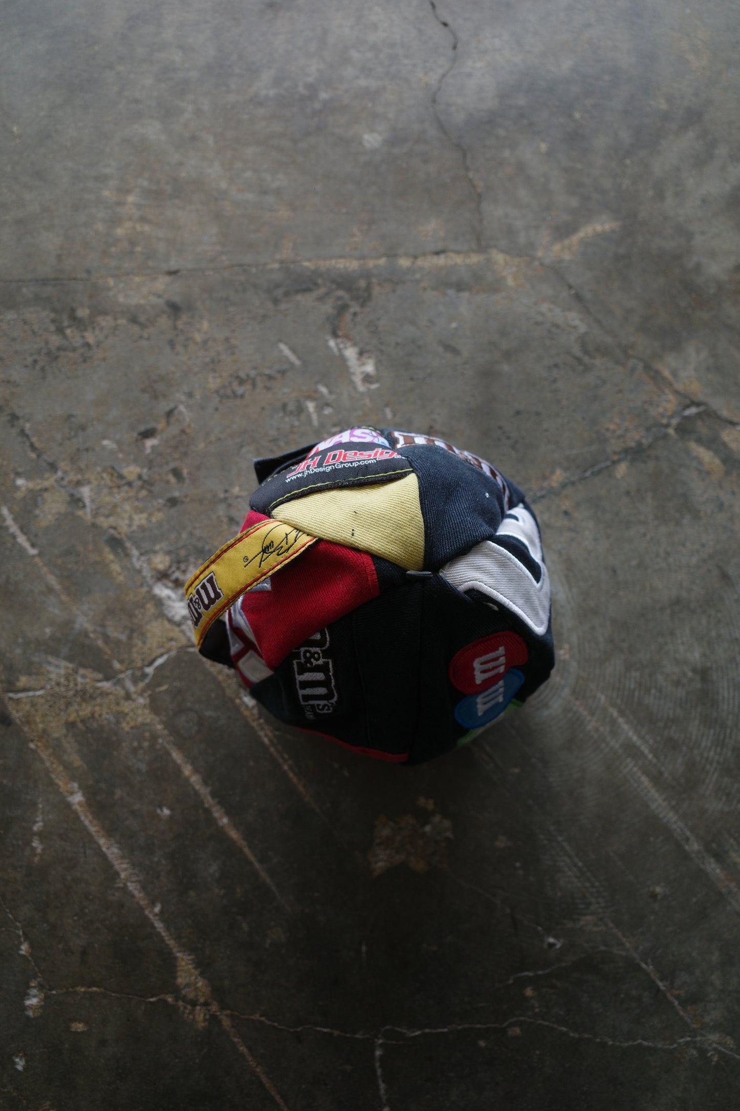 Ball Bag (S)made w vintage M&Ms Racing Jacket