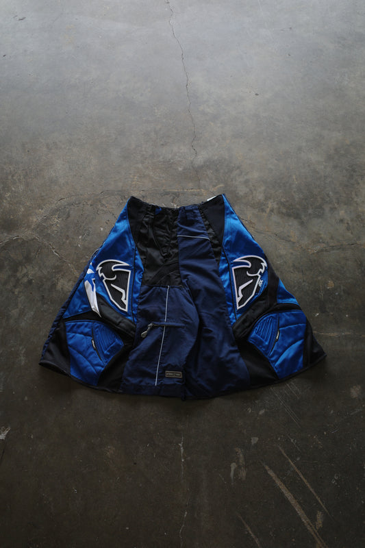 Motorcycle style Baggy Shorts (34)/made from vintage THOR motorcycle racing pants