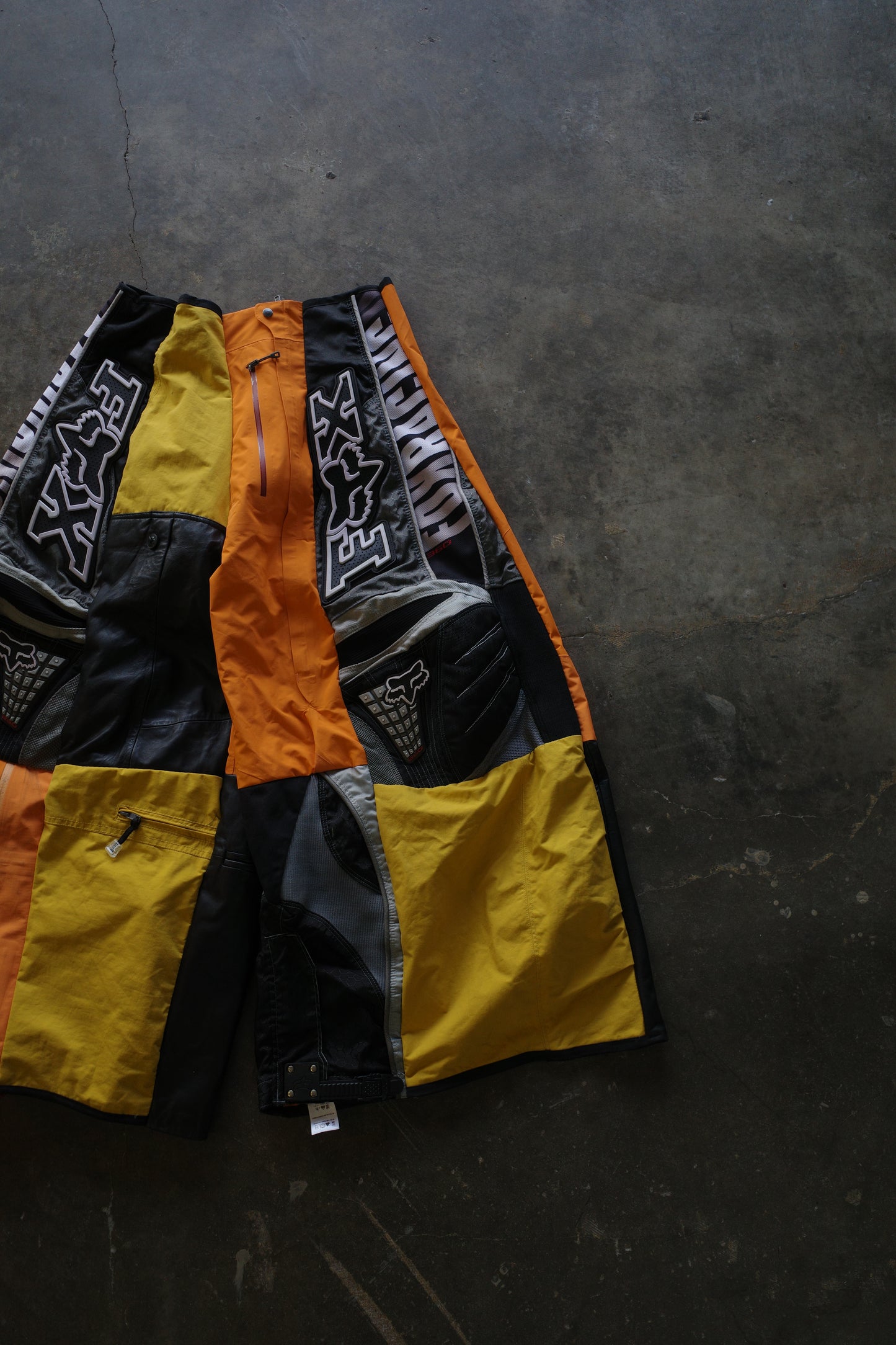 Wide Legged nag nag Pants(L)/made with vintage FOX racing pants