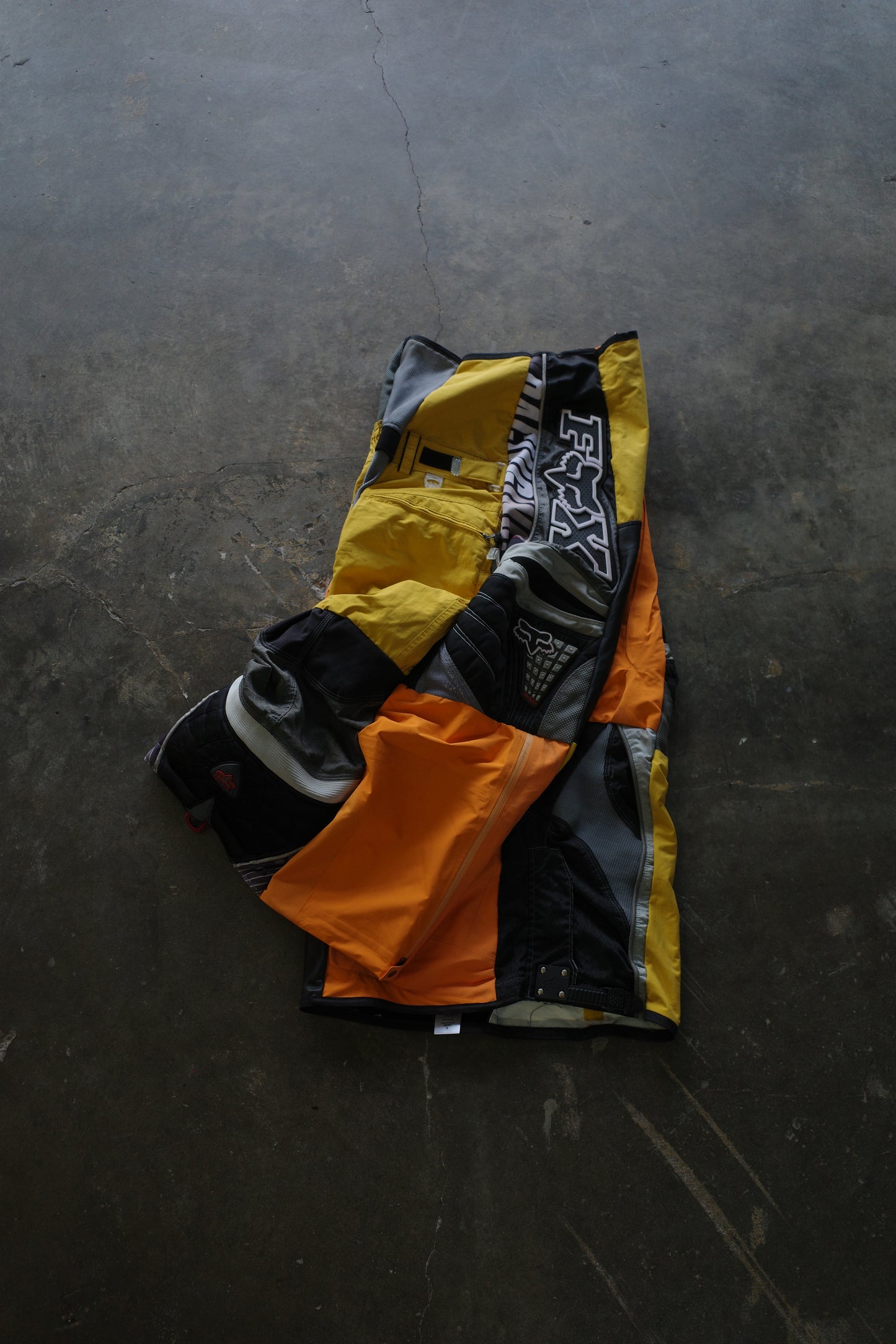 Wide Legged nag nag Pants(L)/made with vintage FOX racing pants