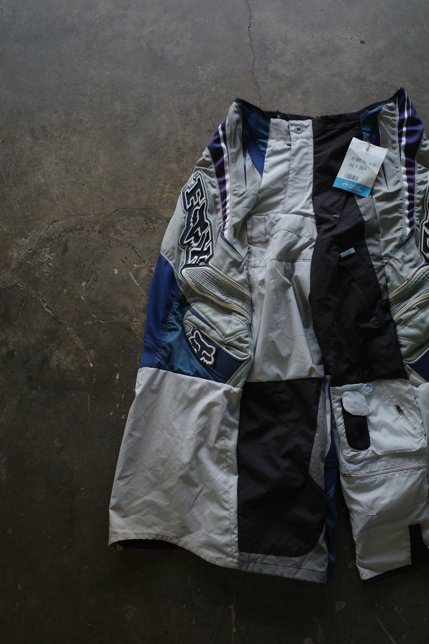 Wide Legged nag nag Pants(L)/made with vintage FOX racing pants