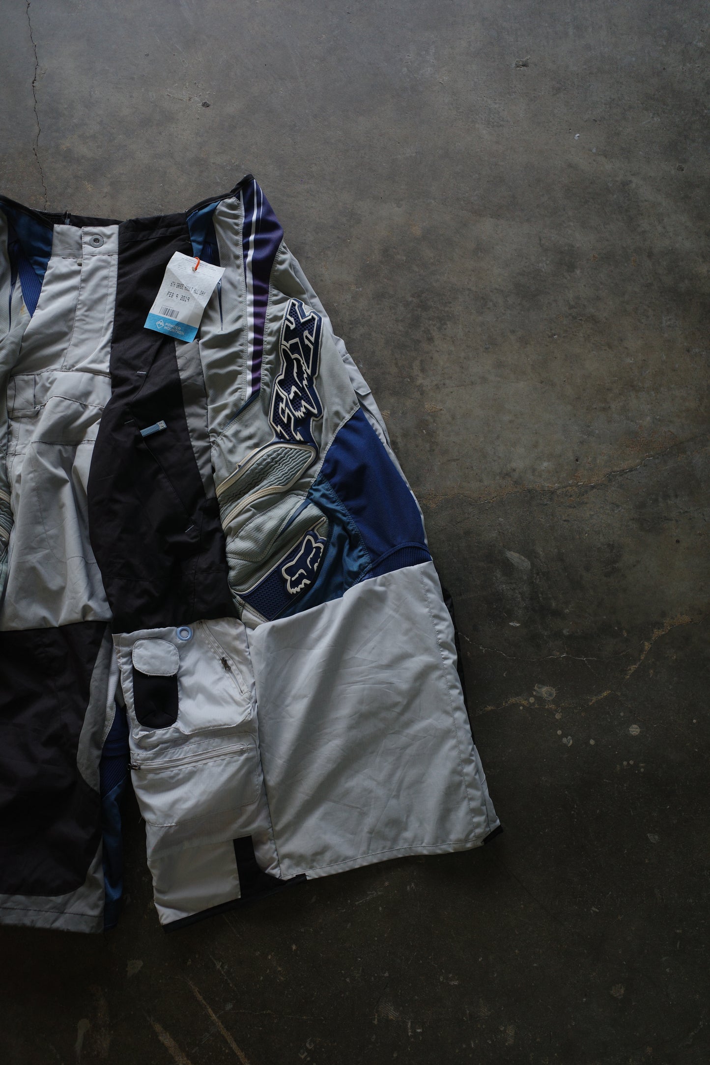 Wide Legged nag nag Pants(L)/made with vintage FOX racing pants