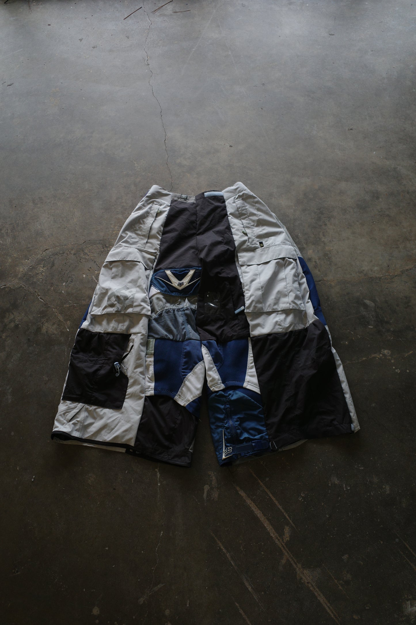 Wide Legged nag nag Pants(L)/made with vintage FOX racing pants