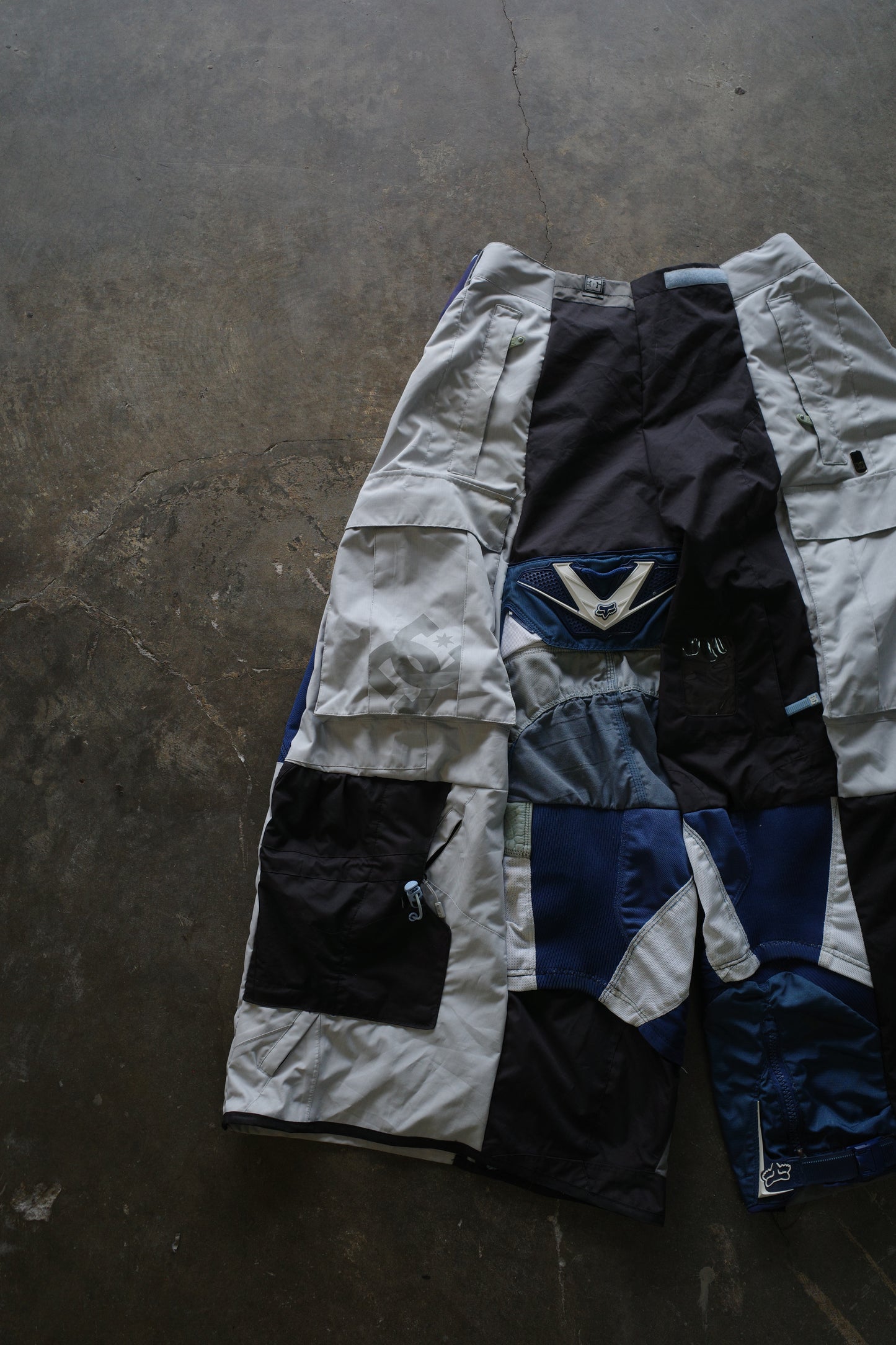 Wide Legged nag nag Pants(L)/made with vintage FOX racing pants