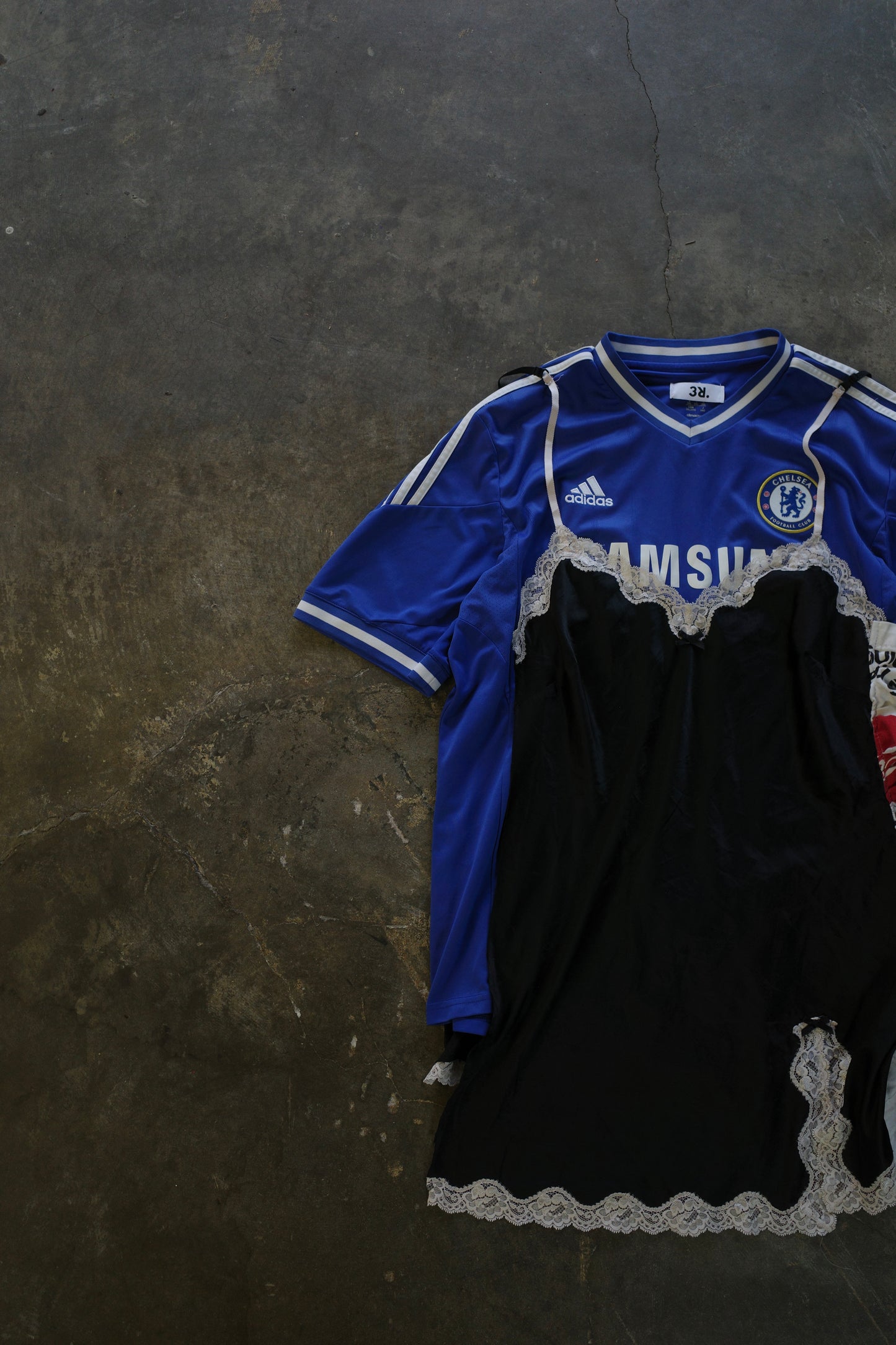 C&A top (*see actual)made with vintage soccer shirt