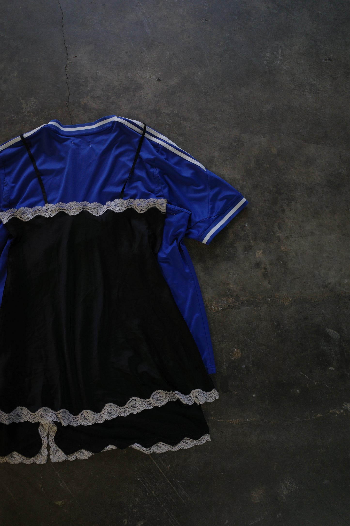 C&A top (*see actual)made with vintage soccer shirt