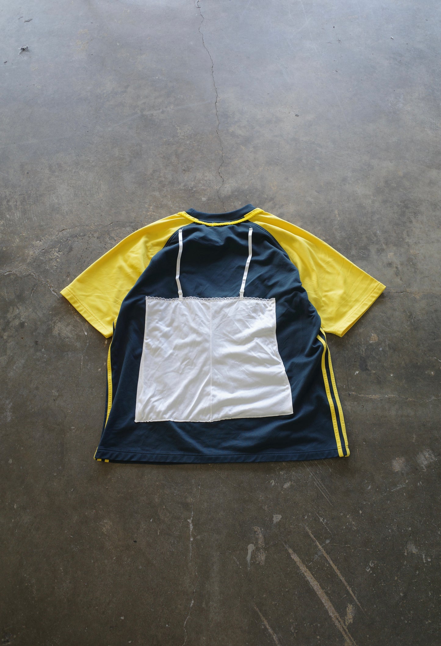 C&A top (*see actual)made with vintage adidas soccer shirt