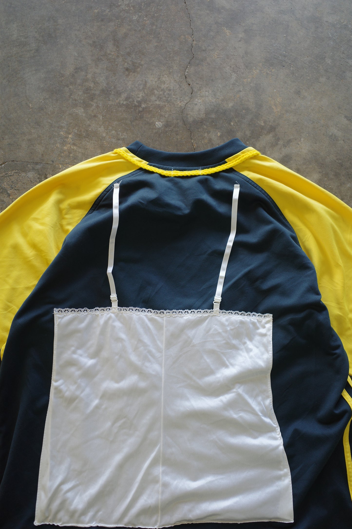 C&A top (*see actual)made with vintage adidas soccer shirt