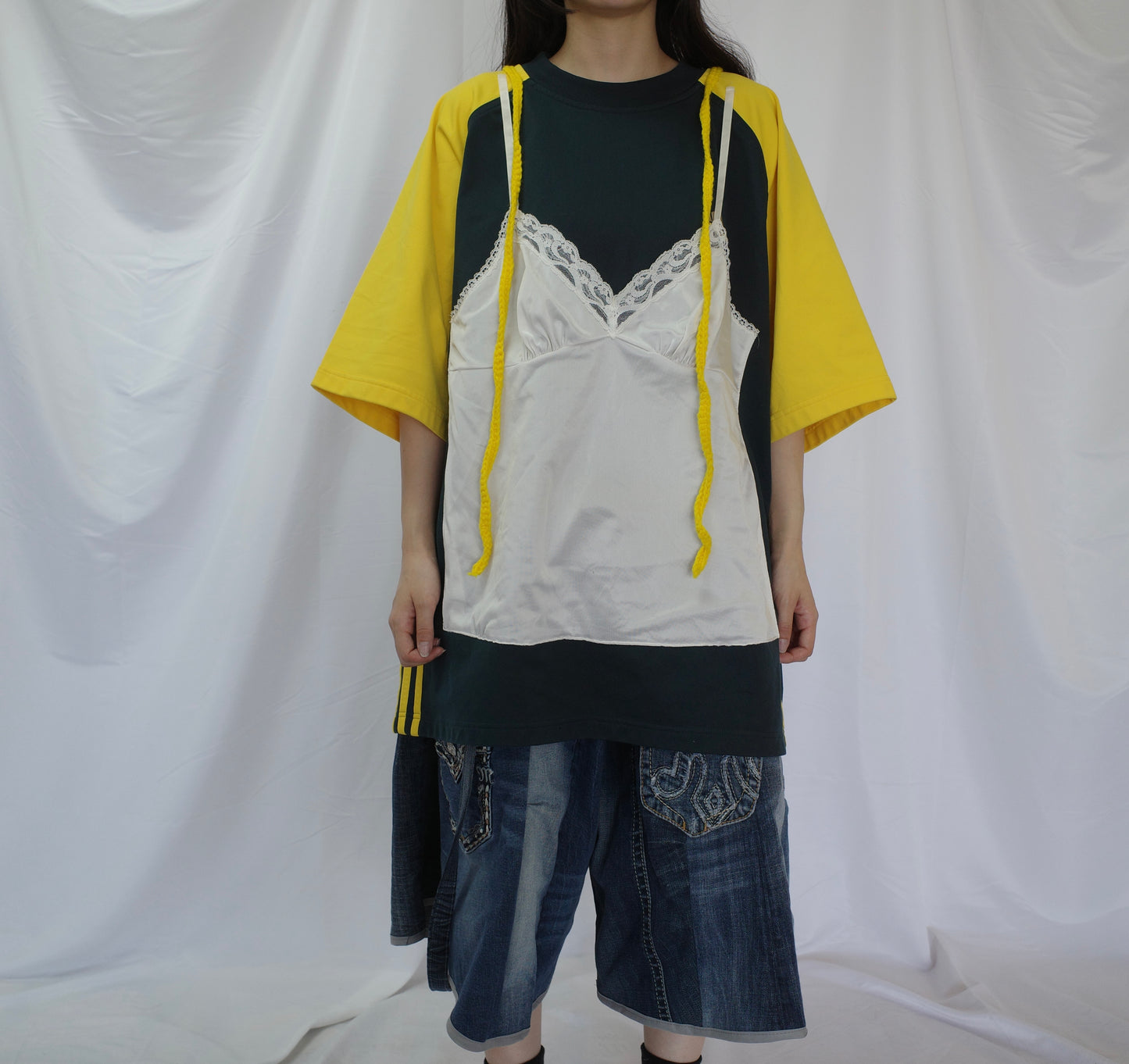 C&A top (*see actual)made with vintage adidas soccer shirt