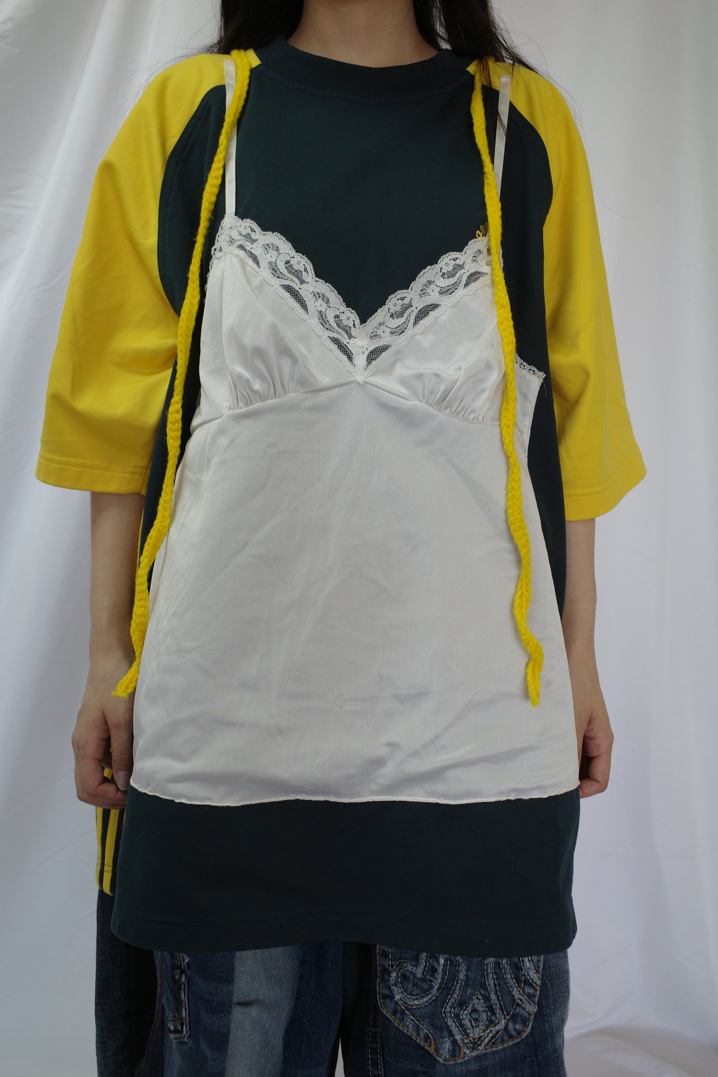 C&A top (*see actual)made with vintage adidas soccer shirt