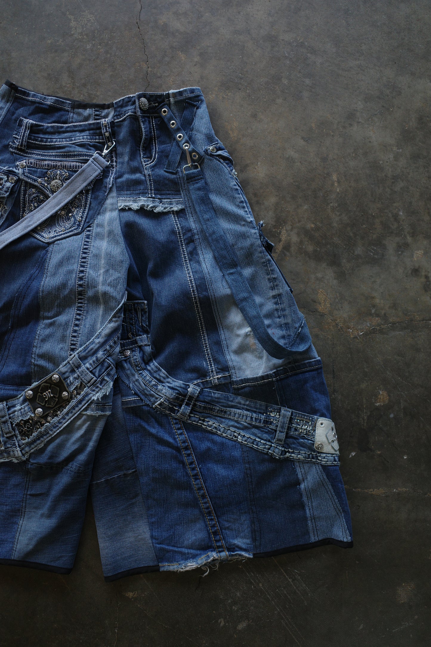 Wide Legged Jean(S)/made with vintage Y2K jeans