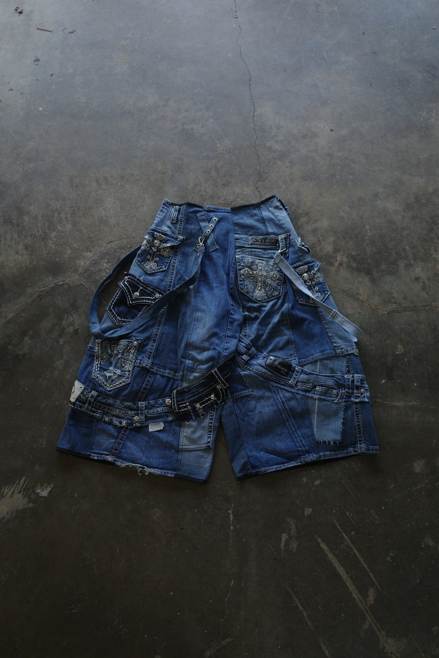 Wide Legged Jean(S)/made with vintage Y2K jeans