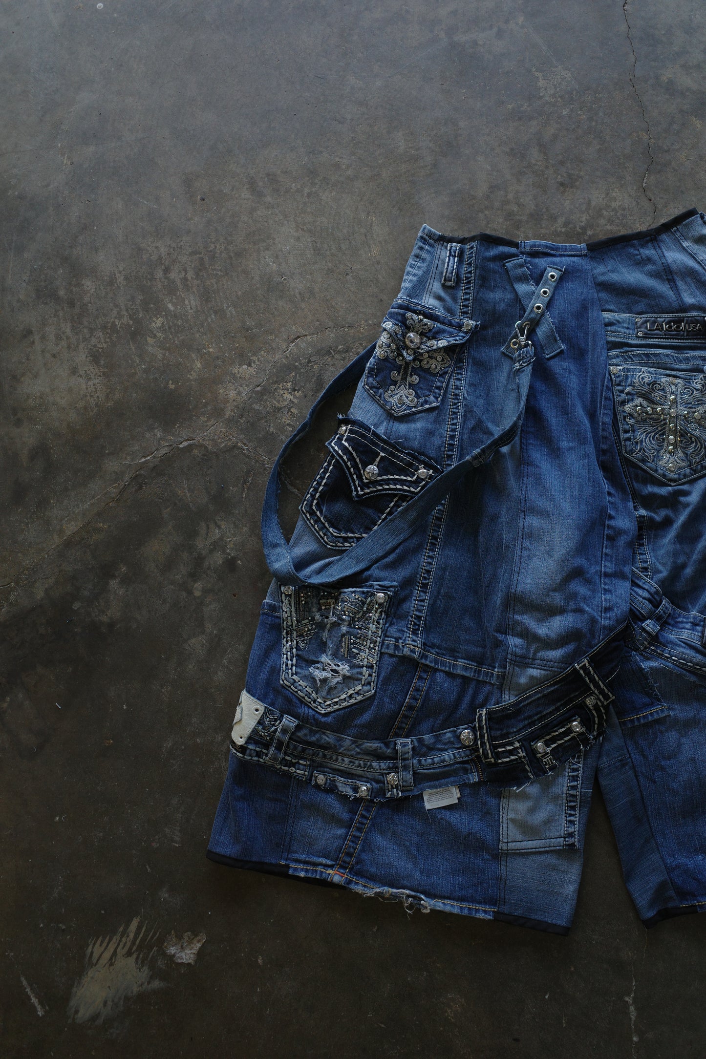 Wide Legged Jean(S)/made with vintage Y2K jeans