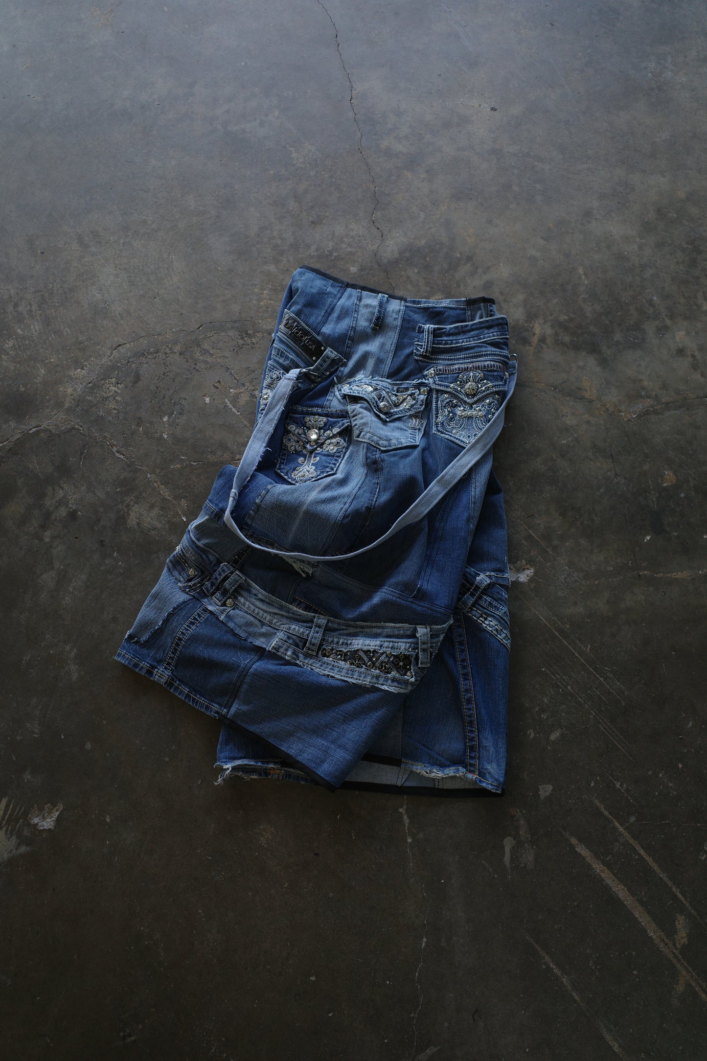 Wide Legged Jean(S)/made with vintage Y2K jeans
