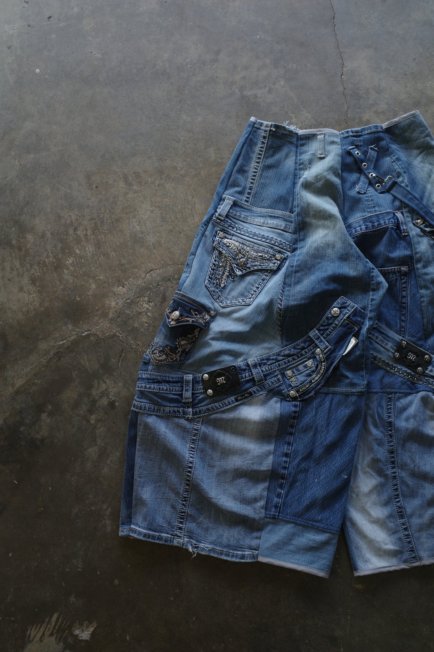 Wide Legged Jean(L)/made with vintage Y2K jeans