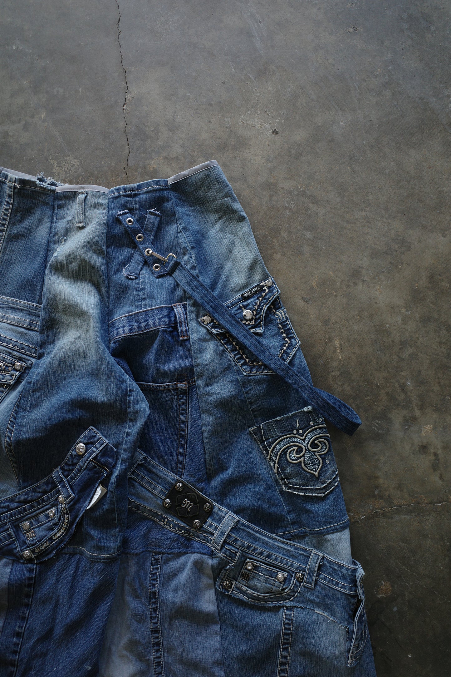 Wide Legged Jean(L)/made with vintage Y2K jeans
