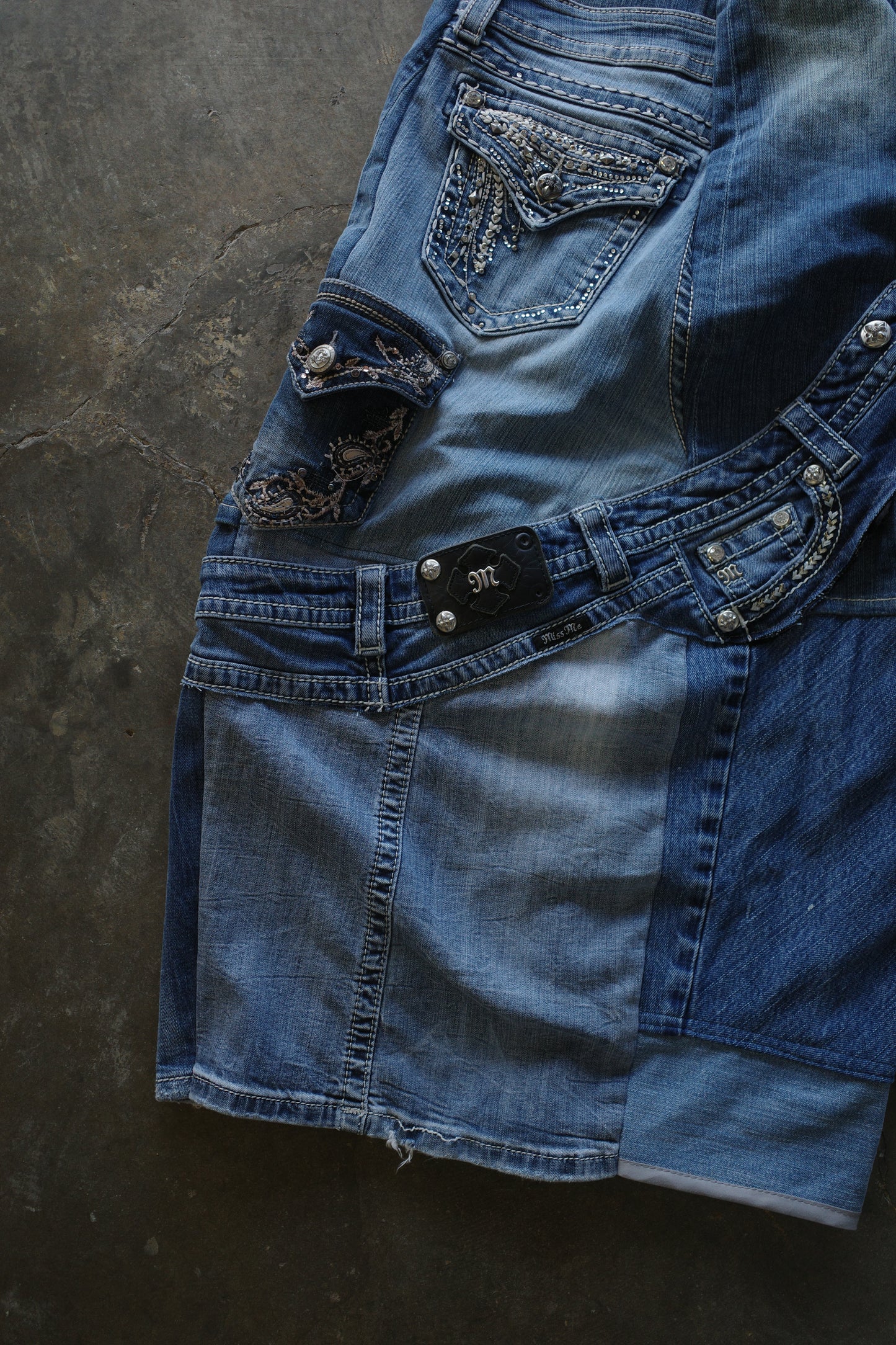 Wide Legged Jean(L)/made with vintage Y2K jeans