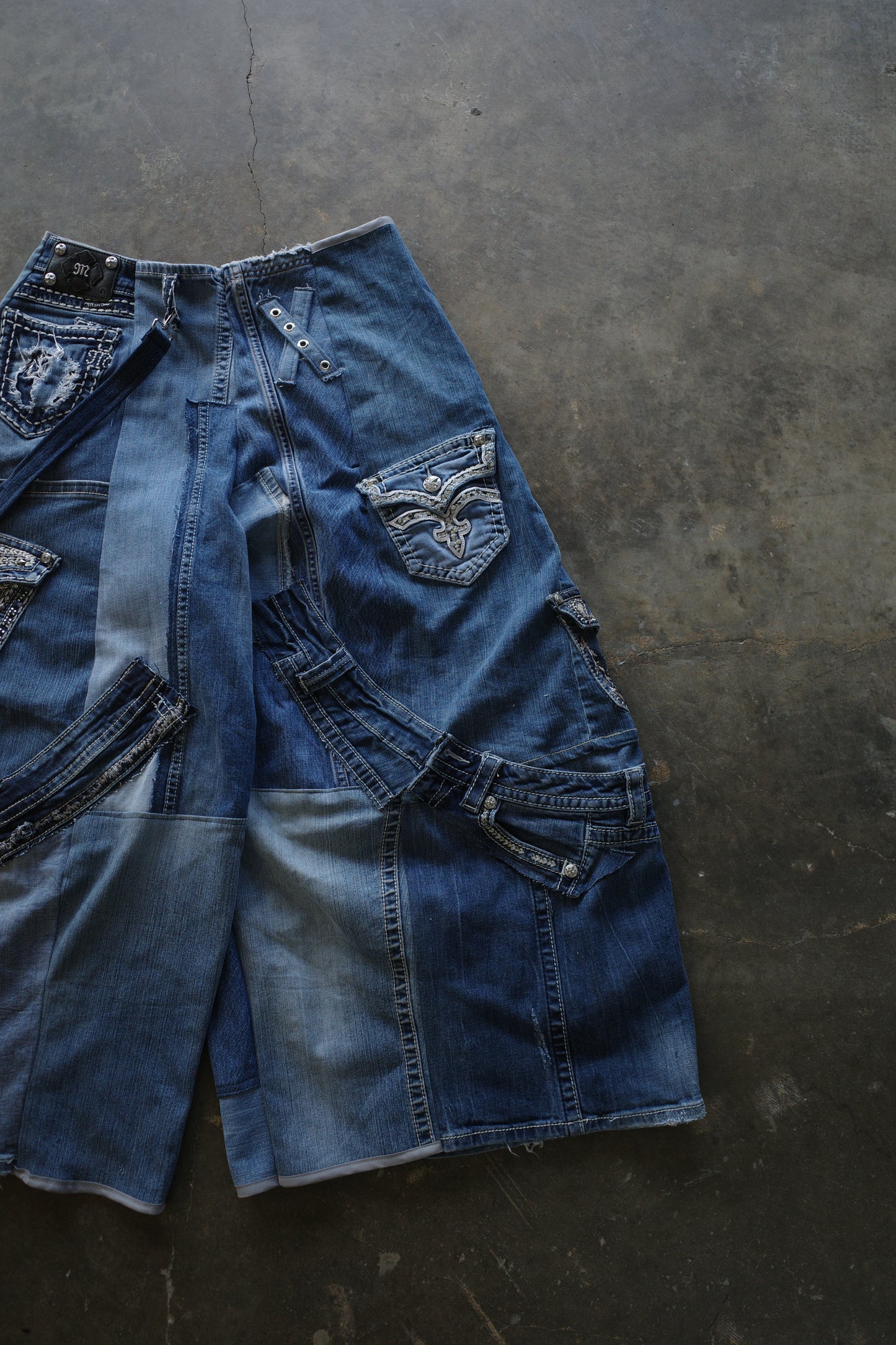 Wide Legged Jean(L)/made with vintage Y2K jeans