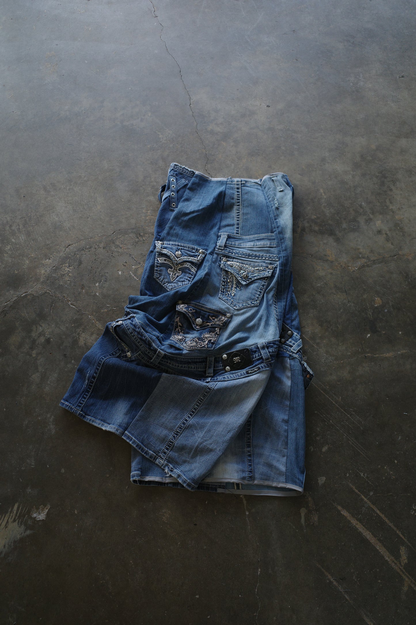 Wide Legged Jean(L)/made with vintage Y2K jeans
