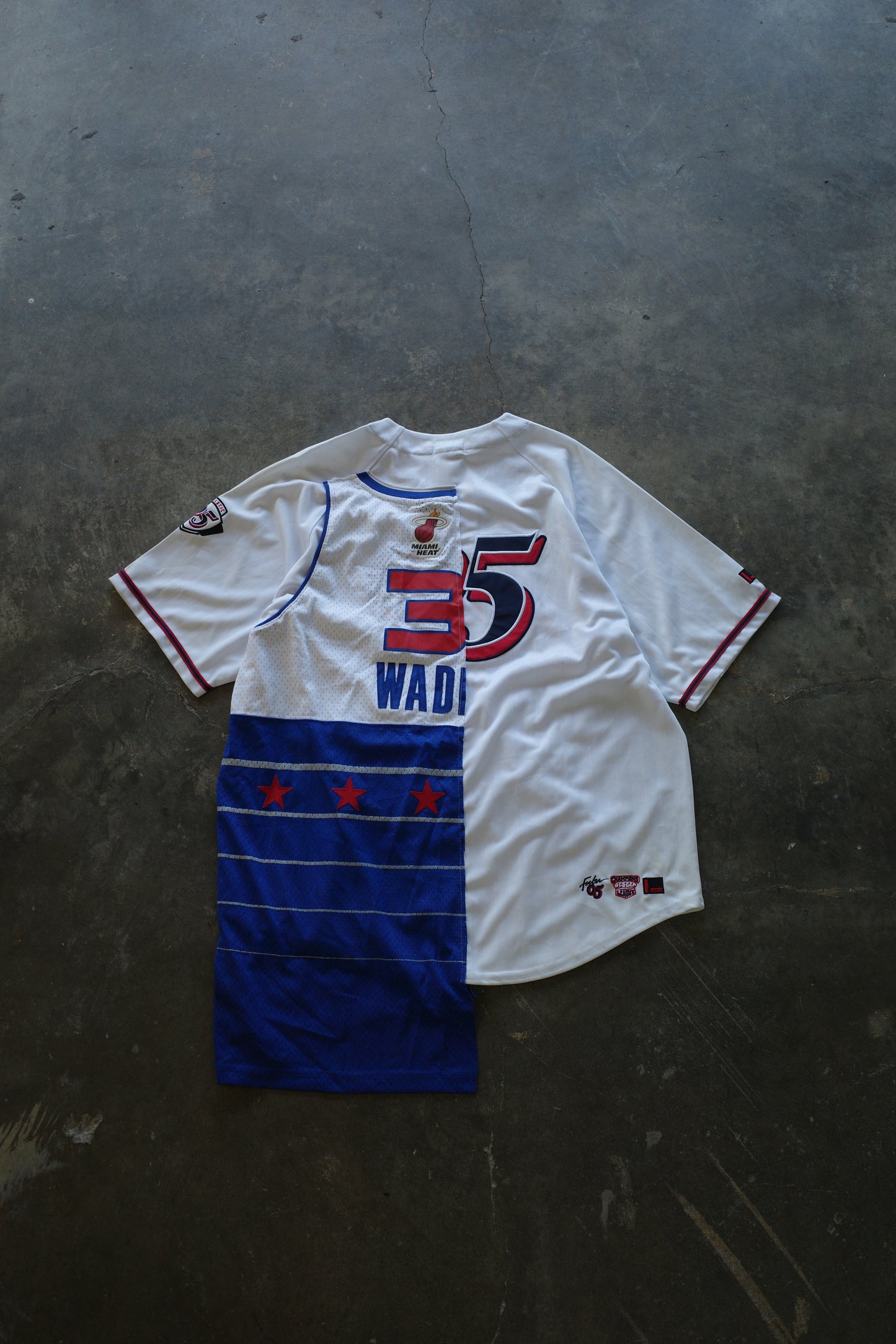C&A top (*see actual)made with vintage Fubu Jerseys and more
