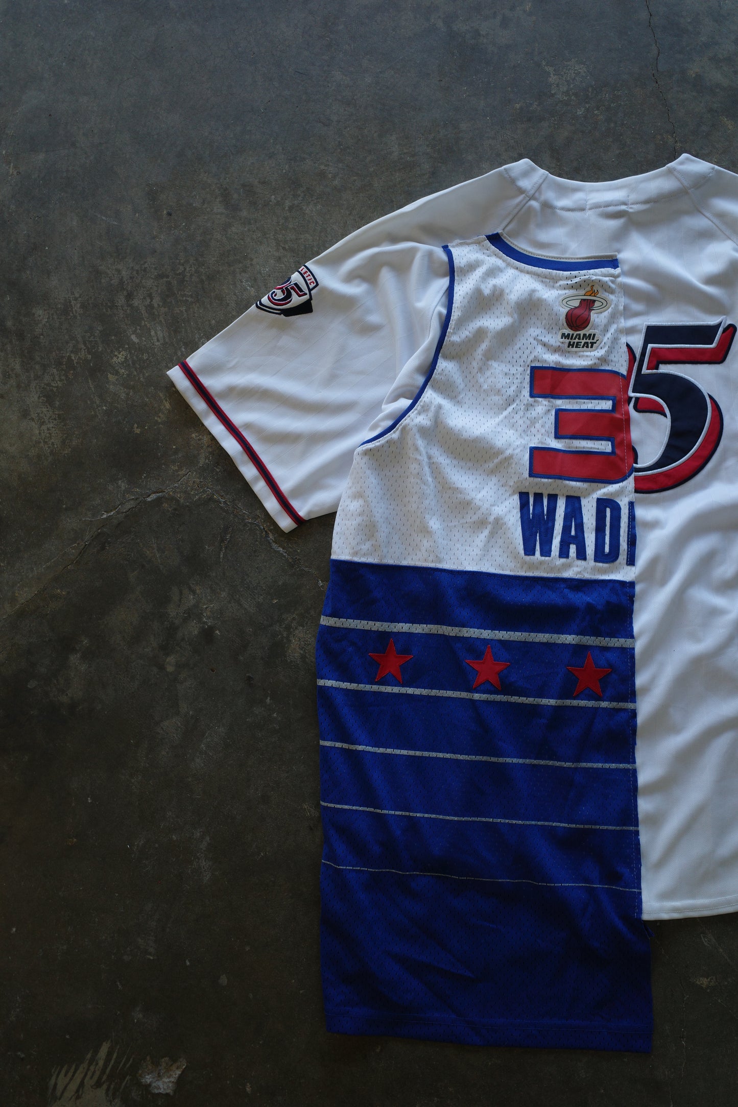 C&A top (*see actual)made with vintage Fubu Jerseys and more