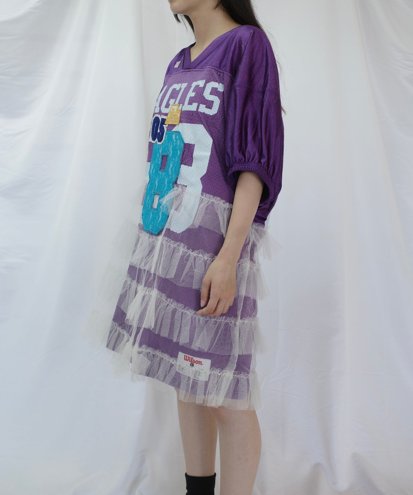 C&A top (*see actual)made with vintage football jerseys