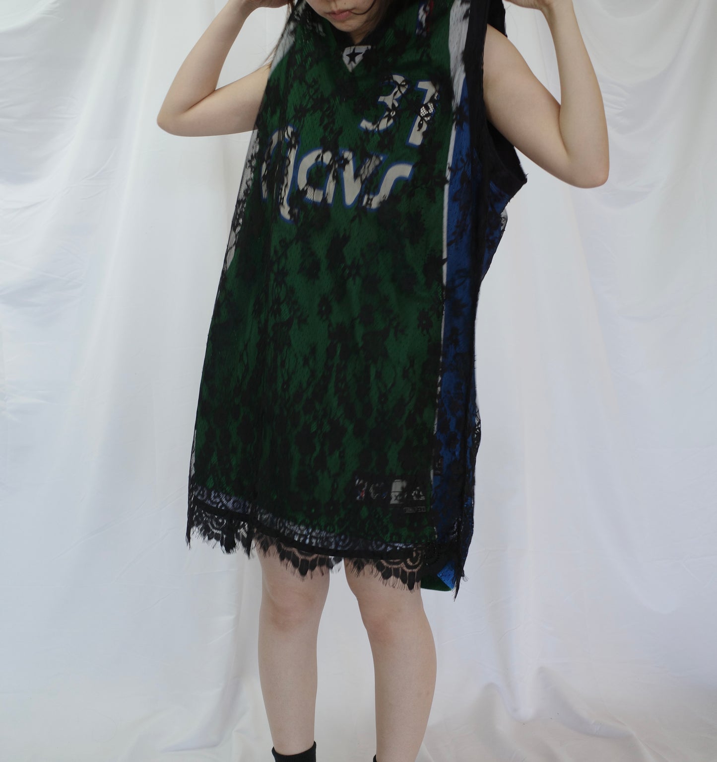 C&A top (*see actual)made with vintage adidas NBA Jerseys