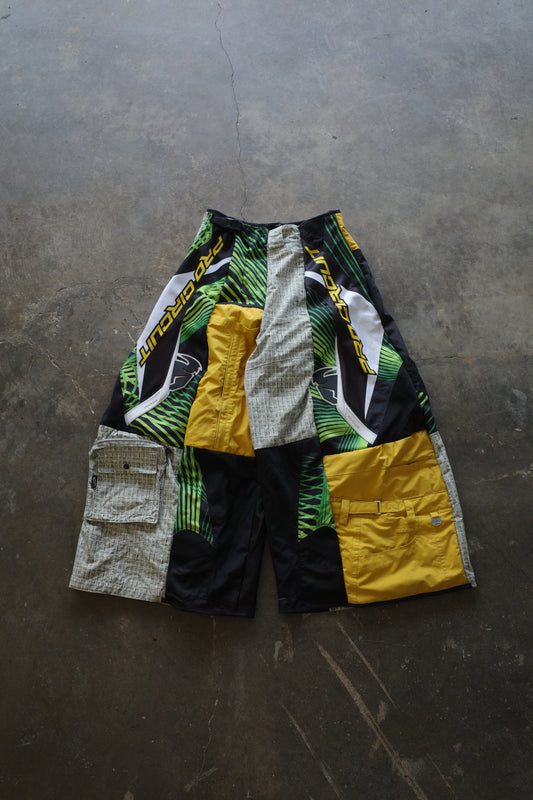 Wide Legged nag nag Pants(32L)/made with vintage THOR racing pants