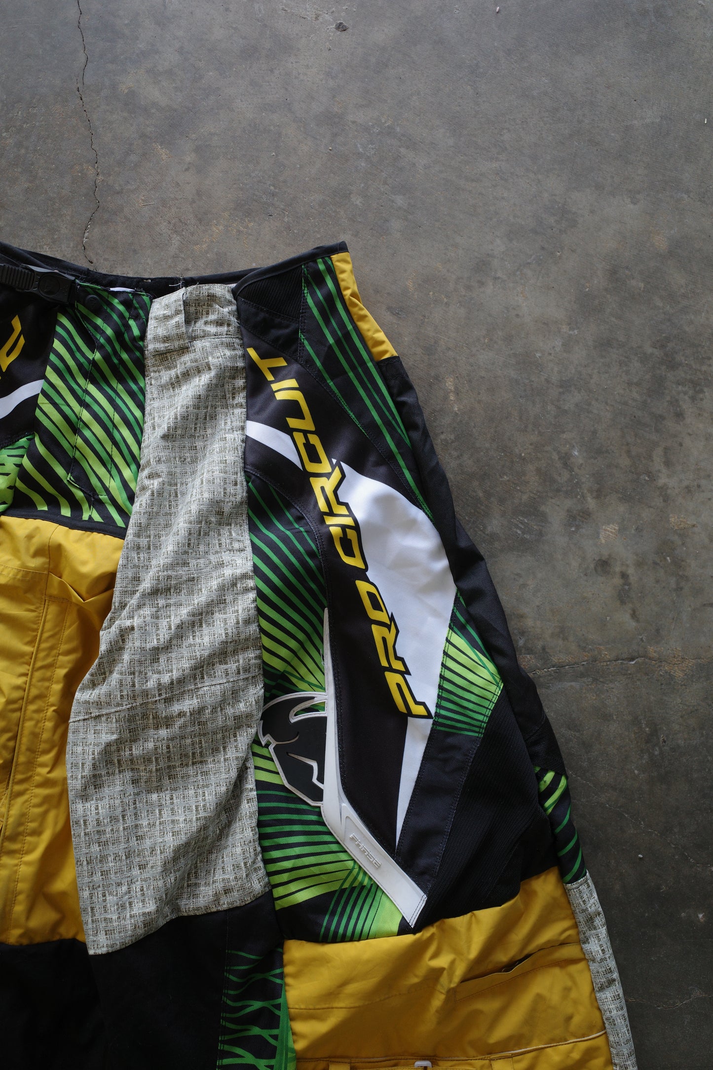 Wide Legged nag nag Pants(32L)/made with vintage THOR racing pants