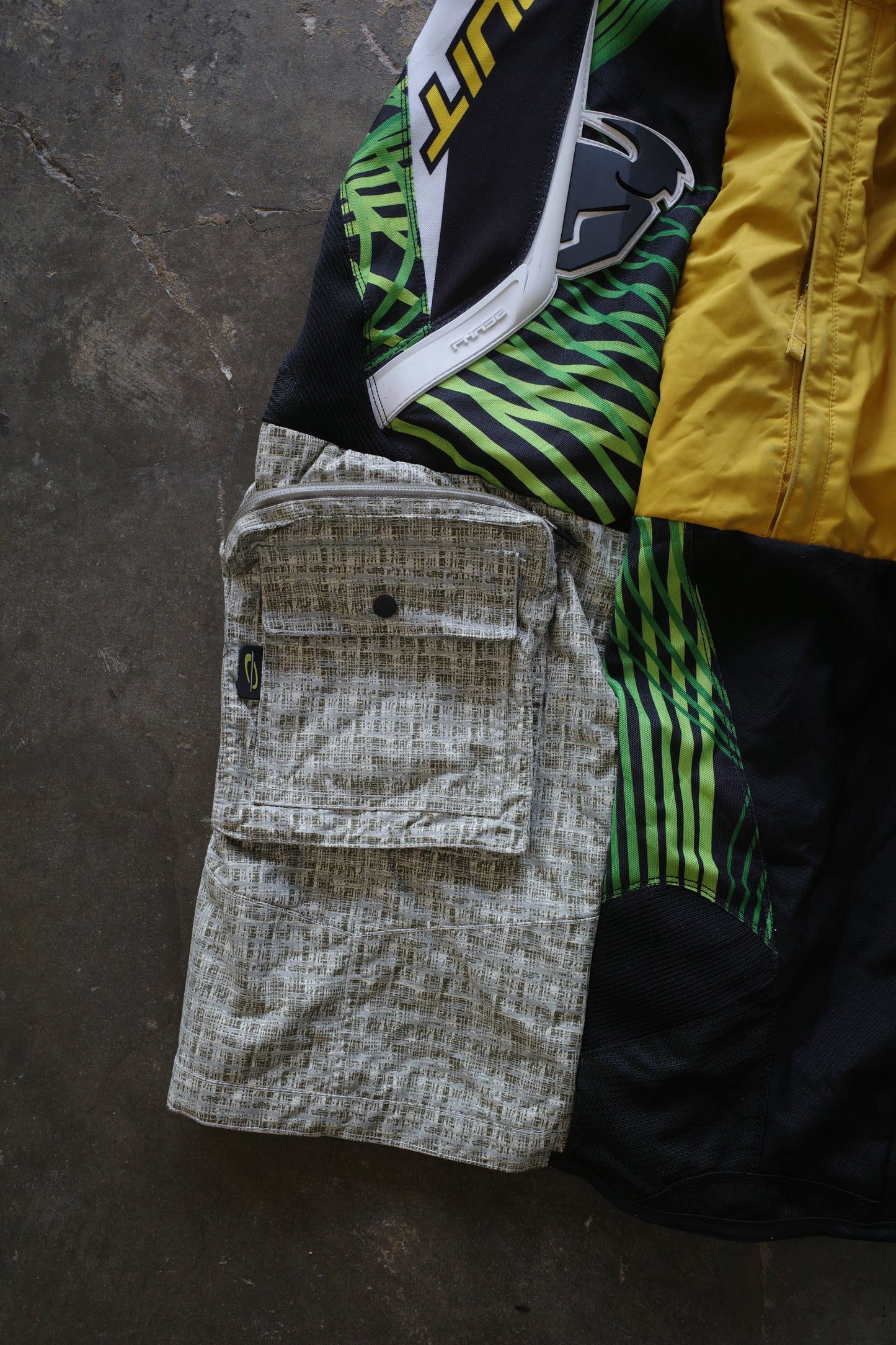 Wide Legged nag nag Pants(32L)/made with vintage THOR racing pants